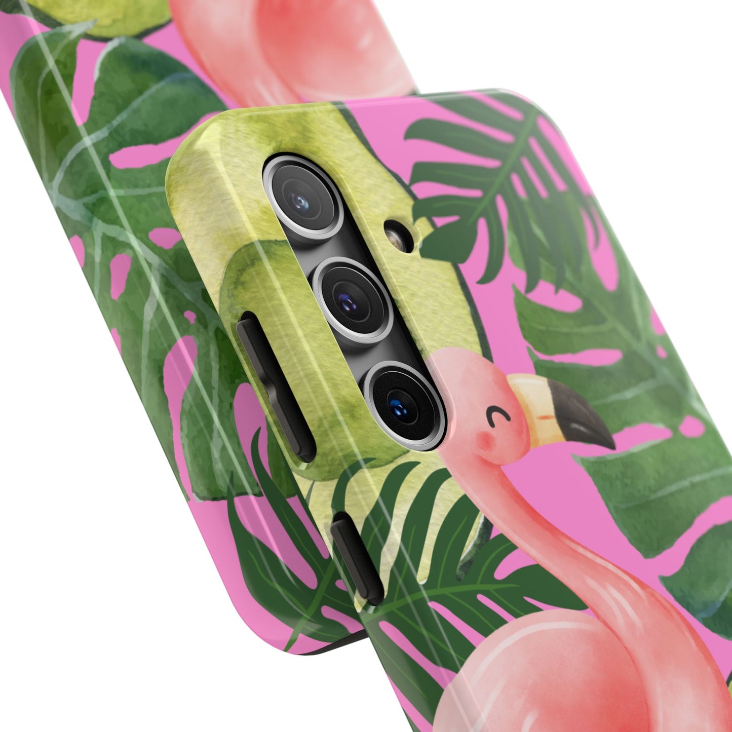 Tropical Flamingo, Cute, Summer Vibes Tough Phone Case