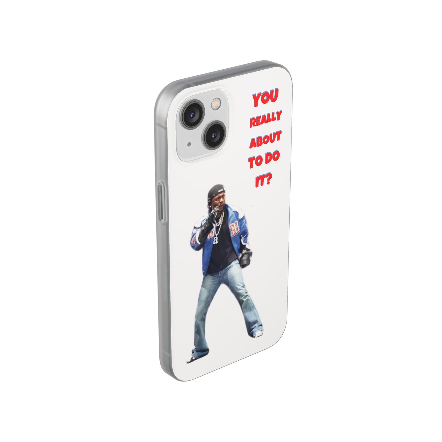 kendrick Lamar Cool Quote Flexi Phone Case - "You Really About To Do It?"