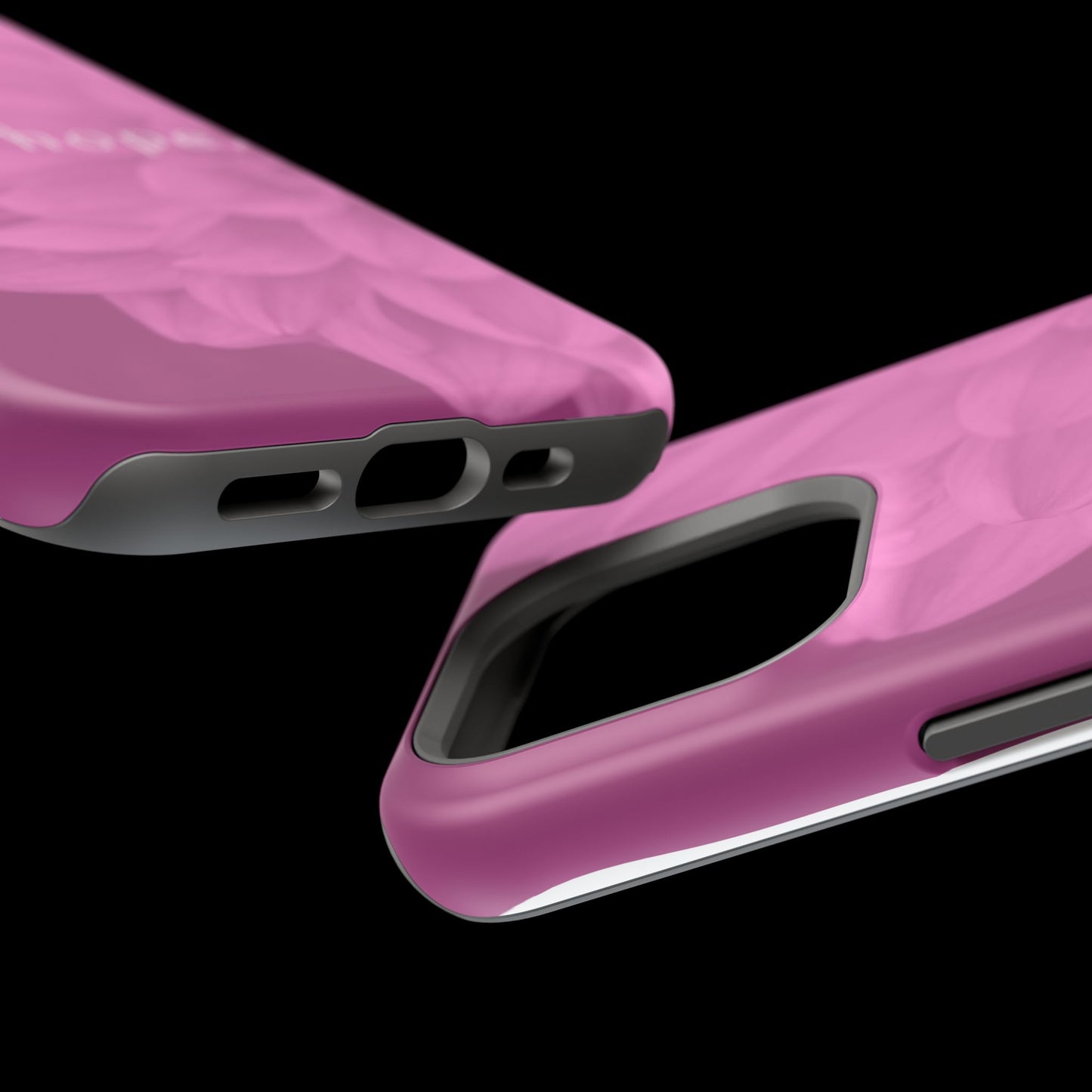 Hopeful, Inspirational Pink Flower Design Phone Case
