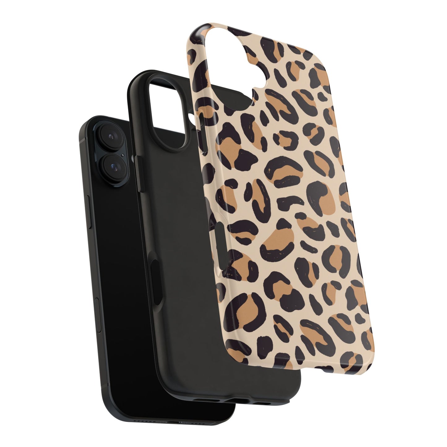 Stylish Leopard Print Tough Phone Cases