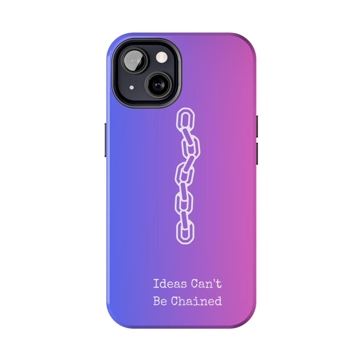 Inspirational, Motivational - Ideas Can't Be Chained Phone Cases
