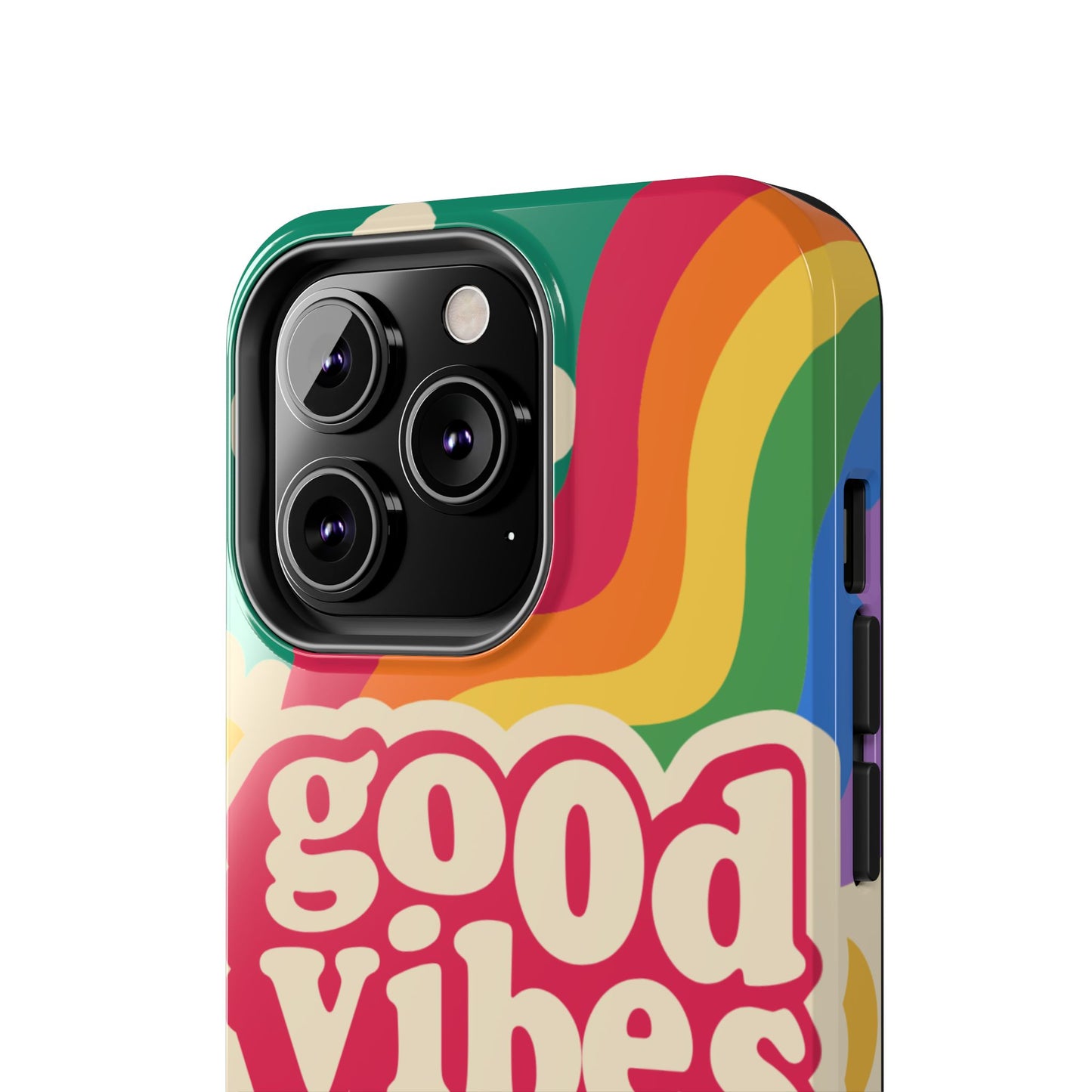 Good Vibes Tough Phone Cases, Colorful, Cheerful Phone Protection, Gifts for Friends