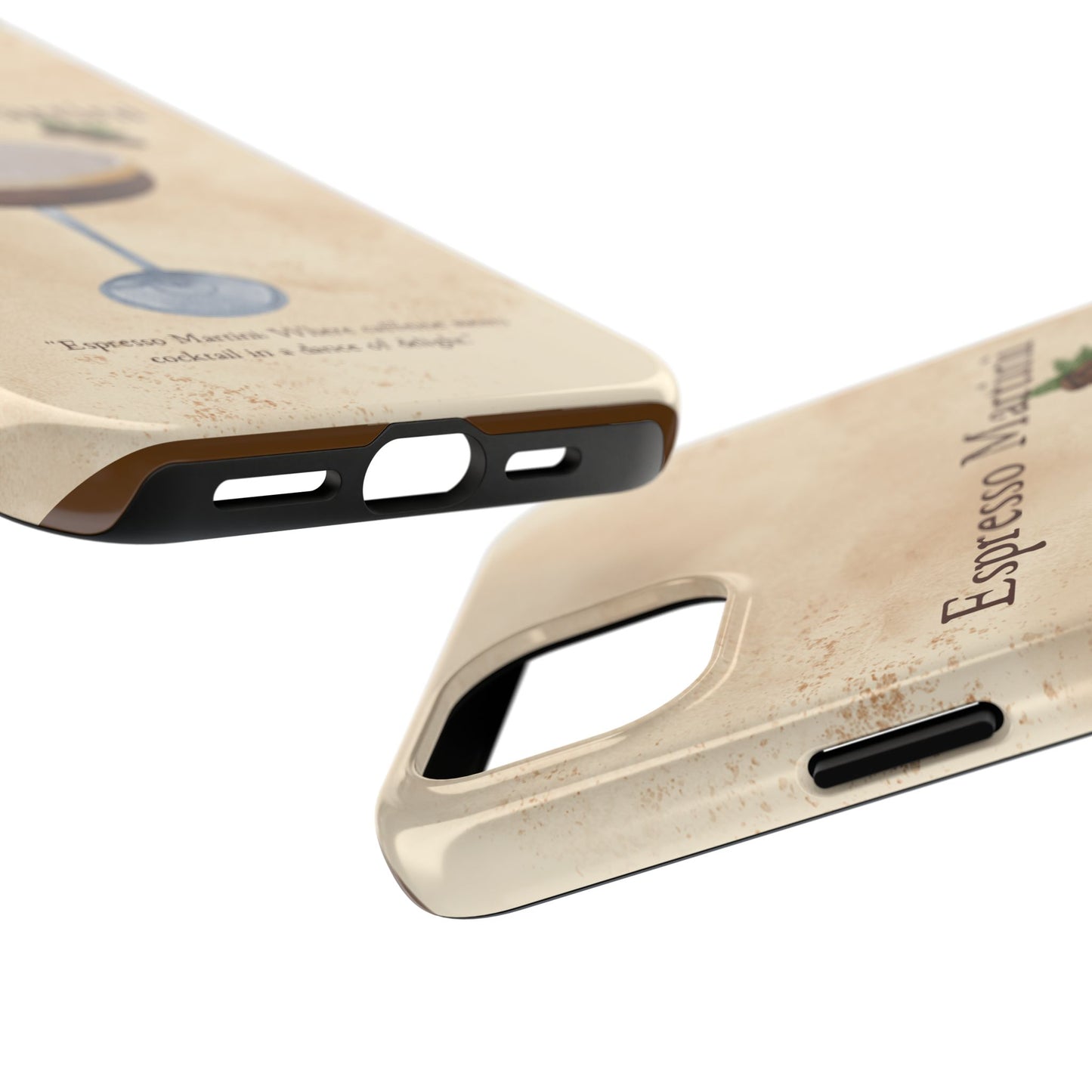 Espresso Martini Tough Phone Cases | Stylish Drink Design | Unique Gift for Cocktail Lovers | Perfect for Any Occasion