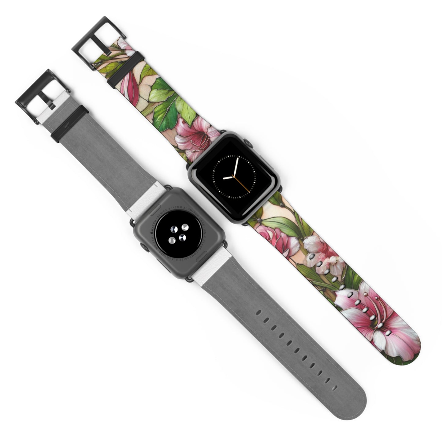 Floral Watch Band - Vibrant Bloom Design for Smartwatches