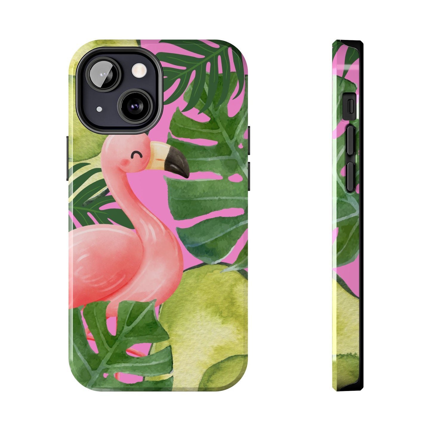 Tropical Flamingo, Cute, Summer Vibes Tough Phone Case