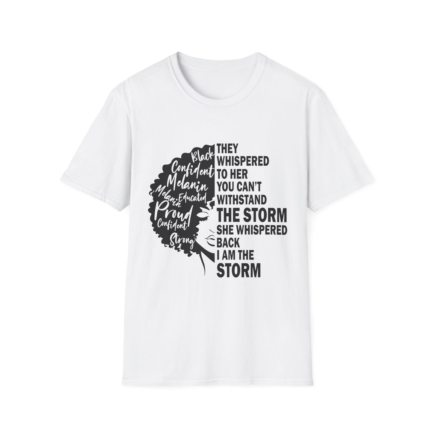 Empowered Black Woman T-Shirt - Inspirational Graphic Tee