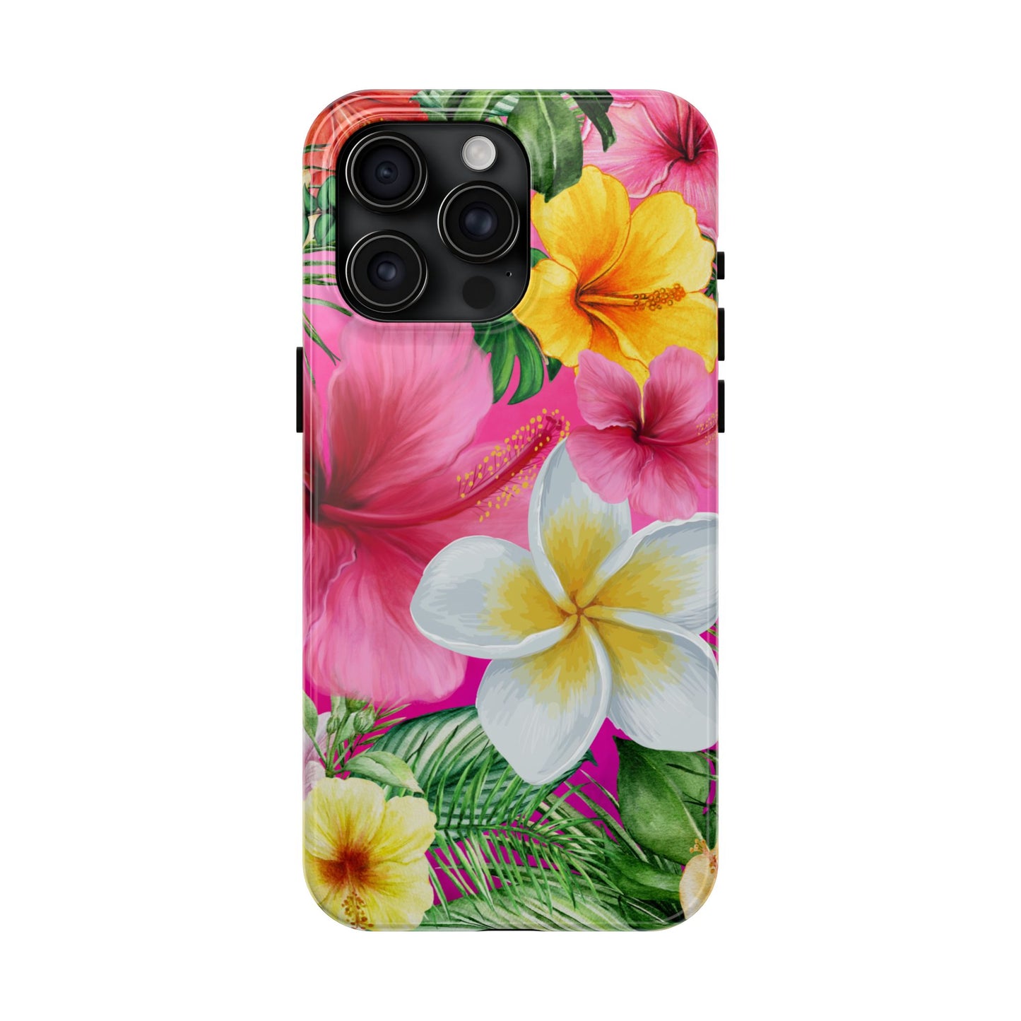 Tropical Floral Phone Case - Tough, Durable, Chic Protection, Summer Vibes, Gift for Her