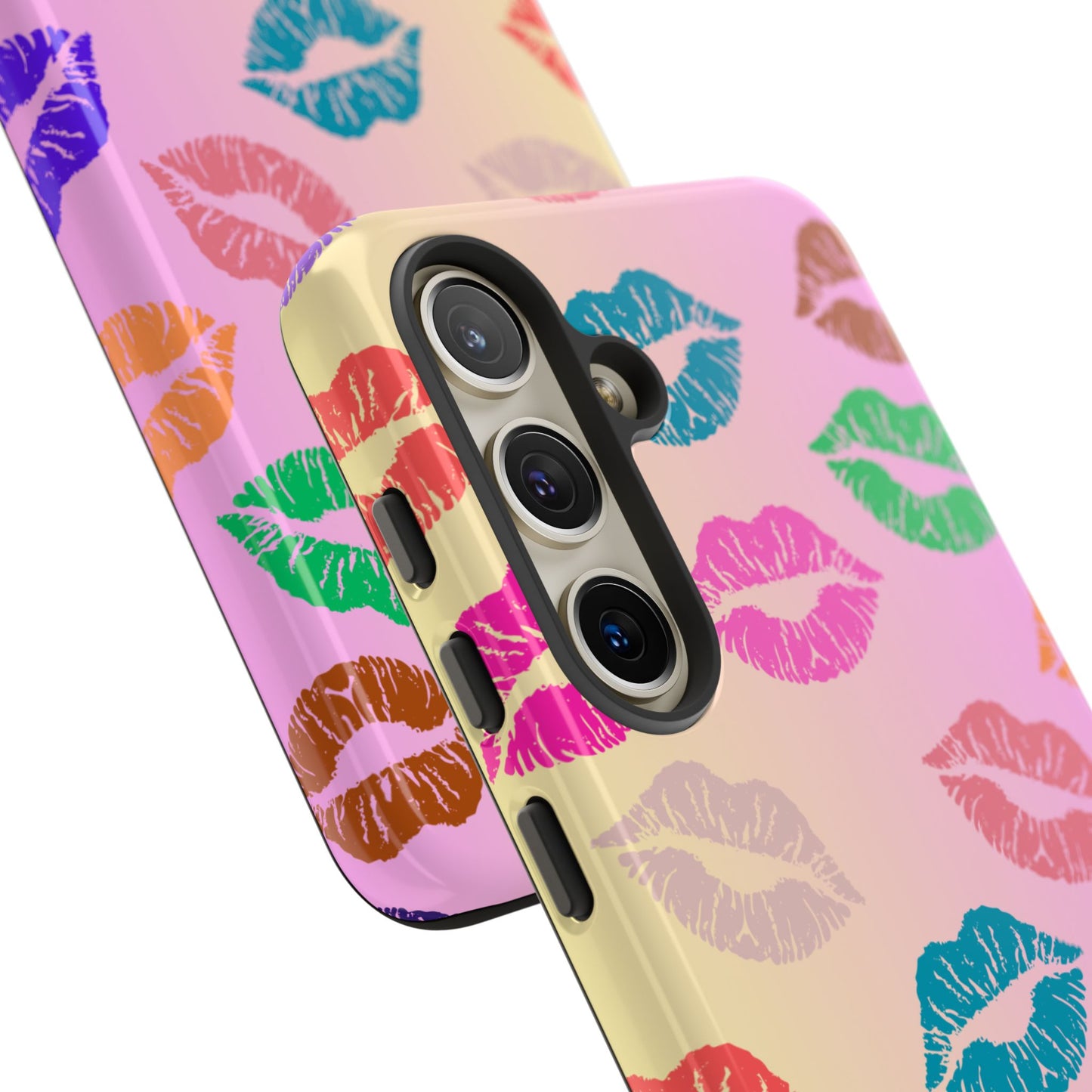 Kiss Print Tough Phone Cases Cute, Durable for Samsung