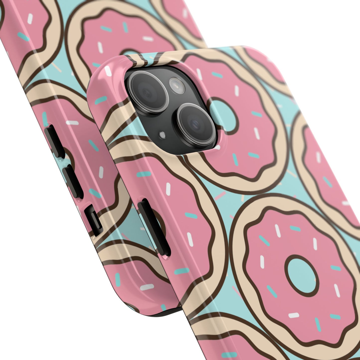 Cute Donut Pattern Tough Phone Case