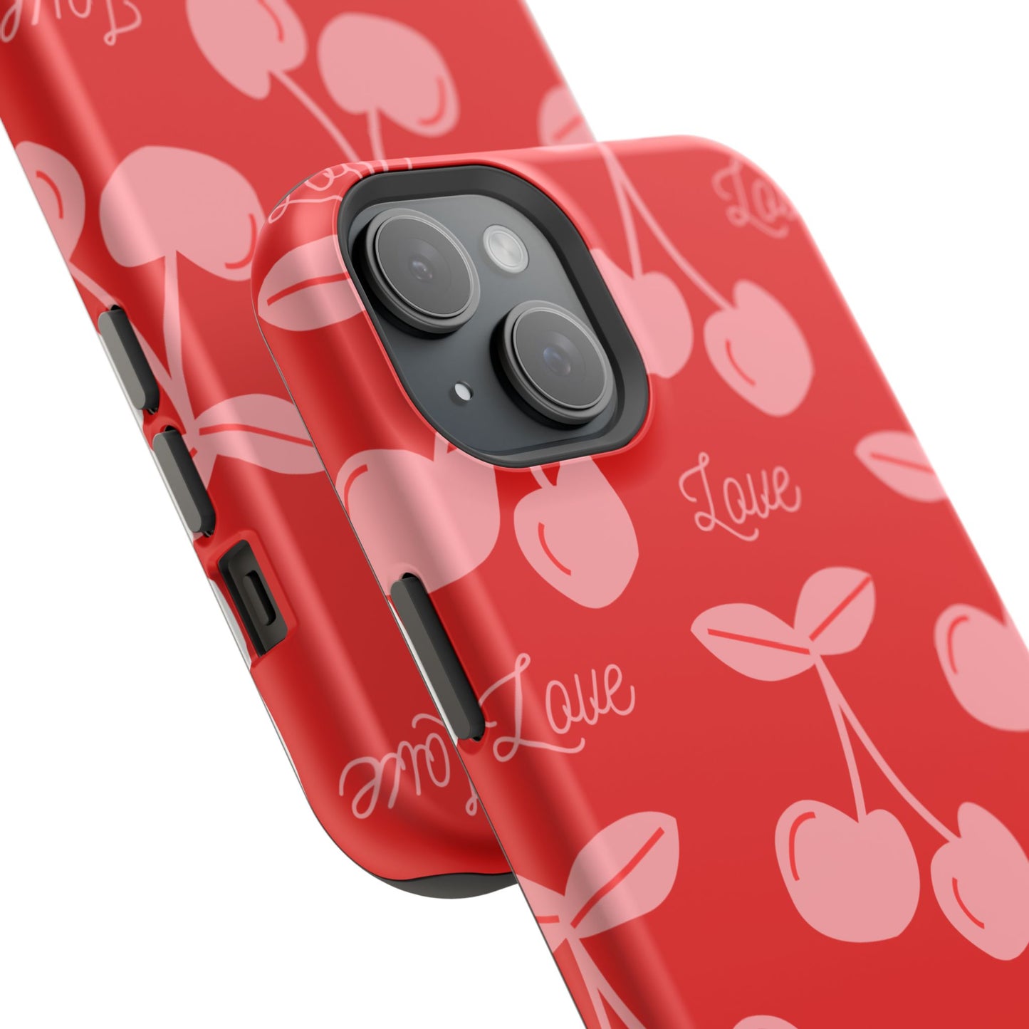 Cherry Love MAGNETIC Tough Cases, Cute Protection, Gift for Her, Valentine's Day