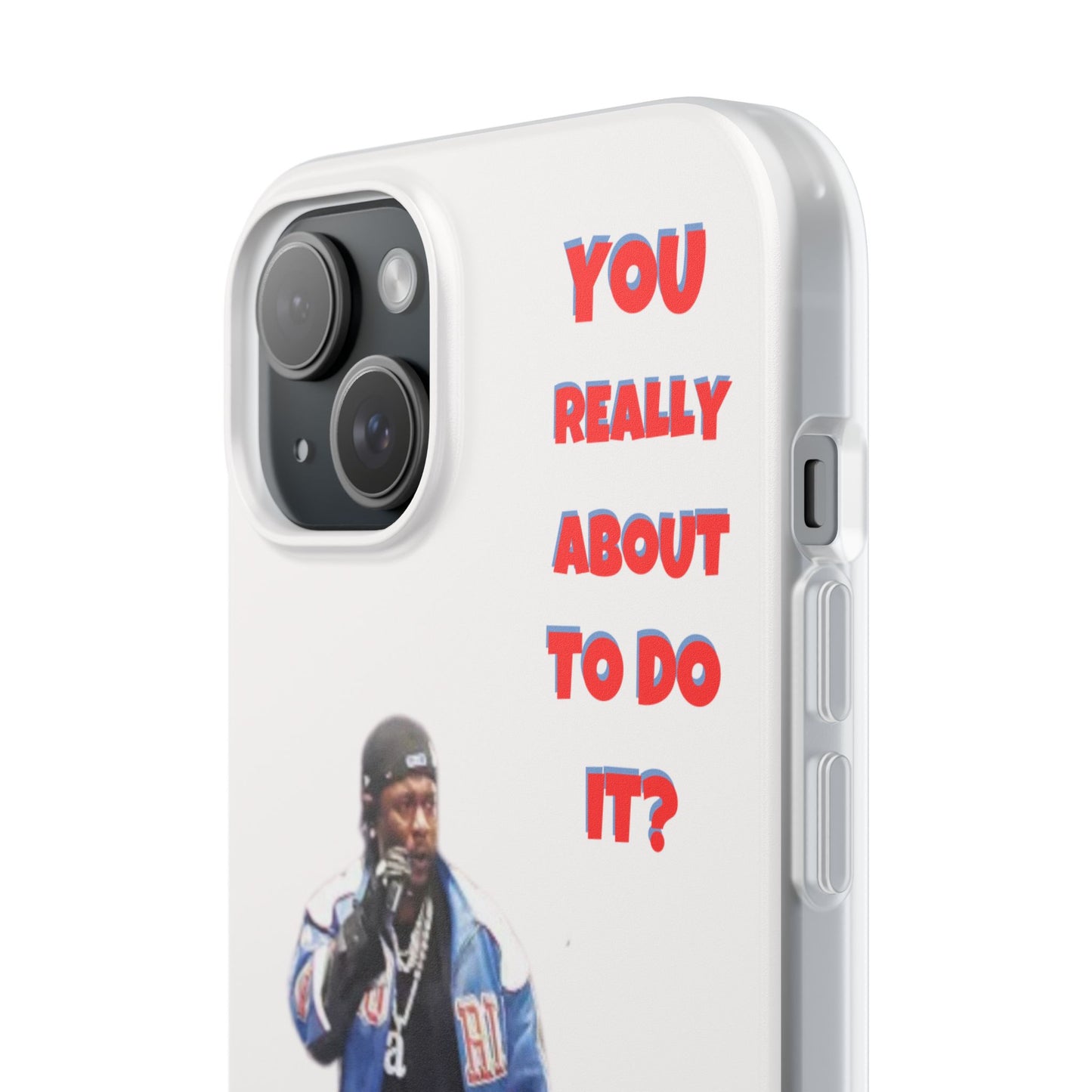 kendrick Lamar Cool Quote Flexi Phone Case - "You Really About To Do It?"