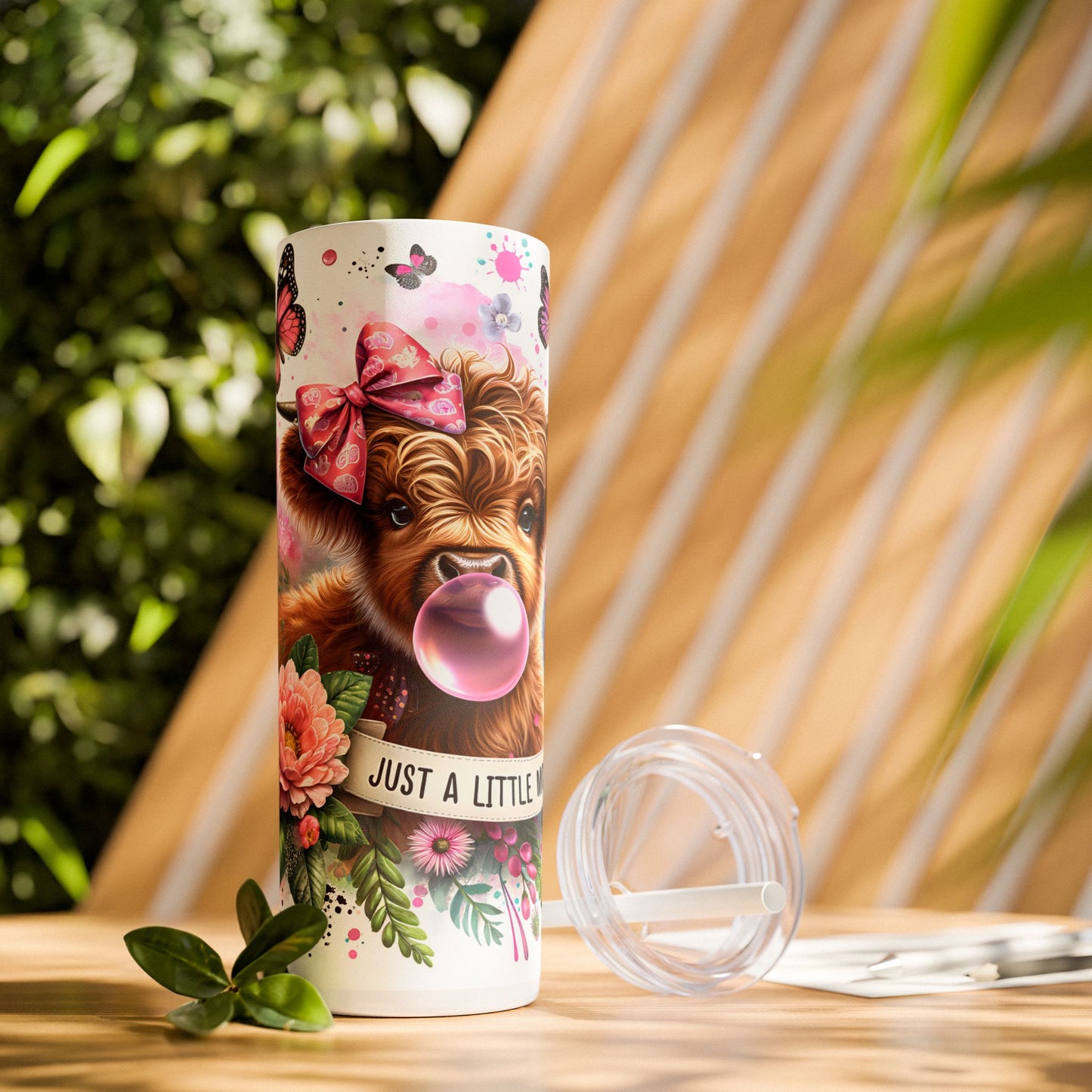 Cow Tumbler with Straw - 20oz – A LITTLE MOODY - Perfect Gift