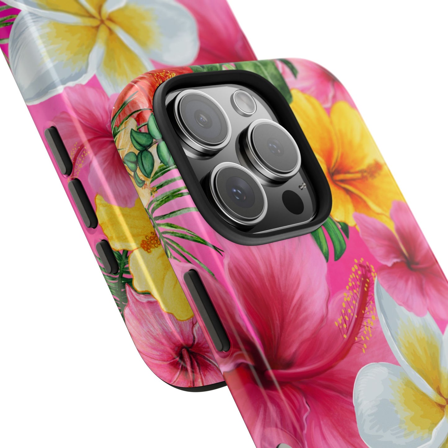 Tropical Floral Phone Case - Tough, Durable, Chic Protection, Summer Vibes, Gift for Her