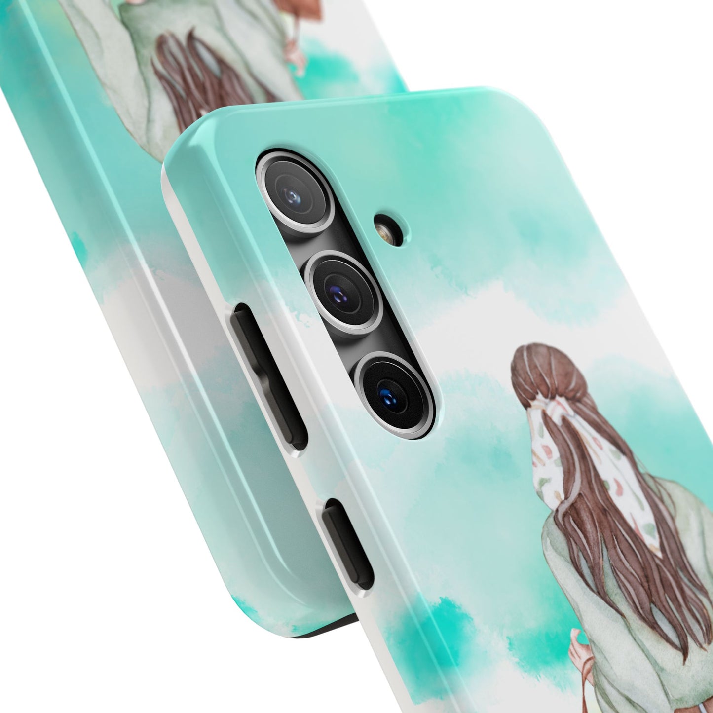 Whimsical Woman Tough Phone Case
