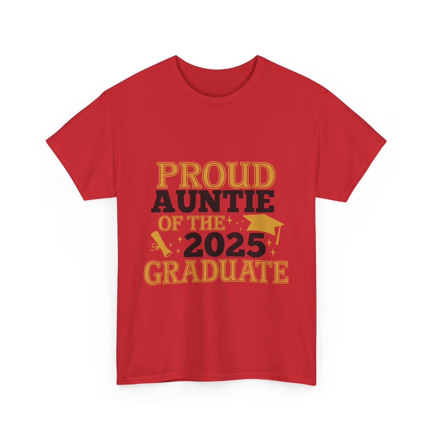 Proud Auntie of the 2025 Graduate Unisex Cotton Tee