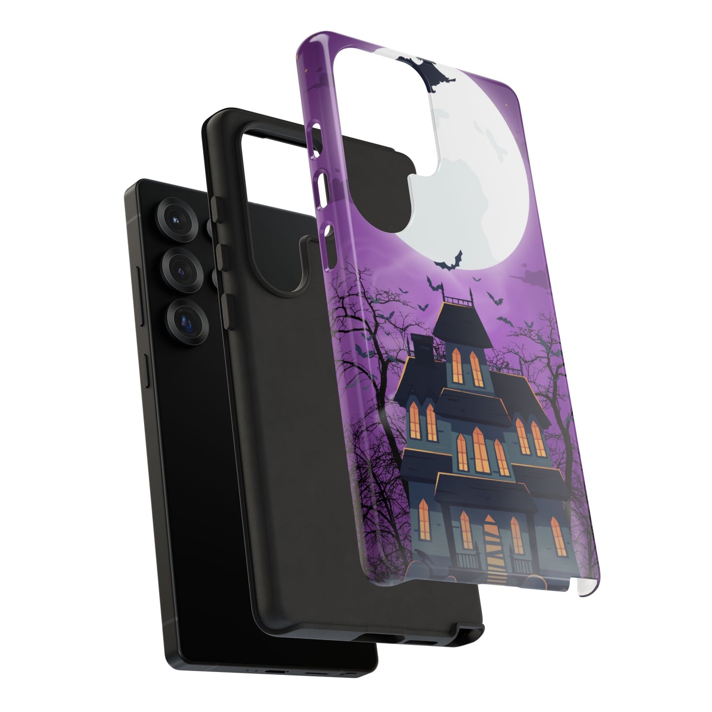 Halloween Haunted, Spooky House, Witchy Vibe Phone Case for Samsung