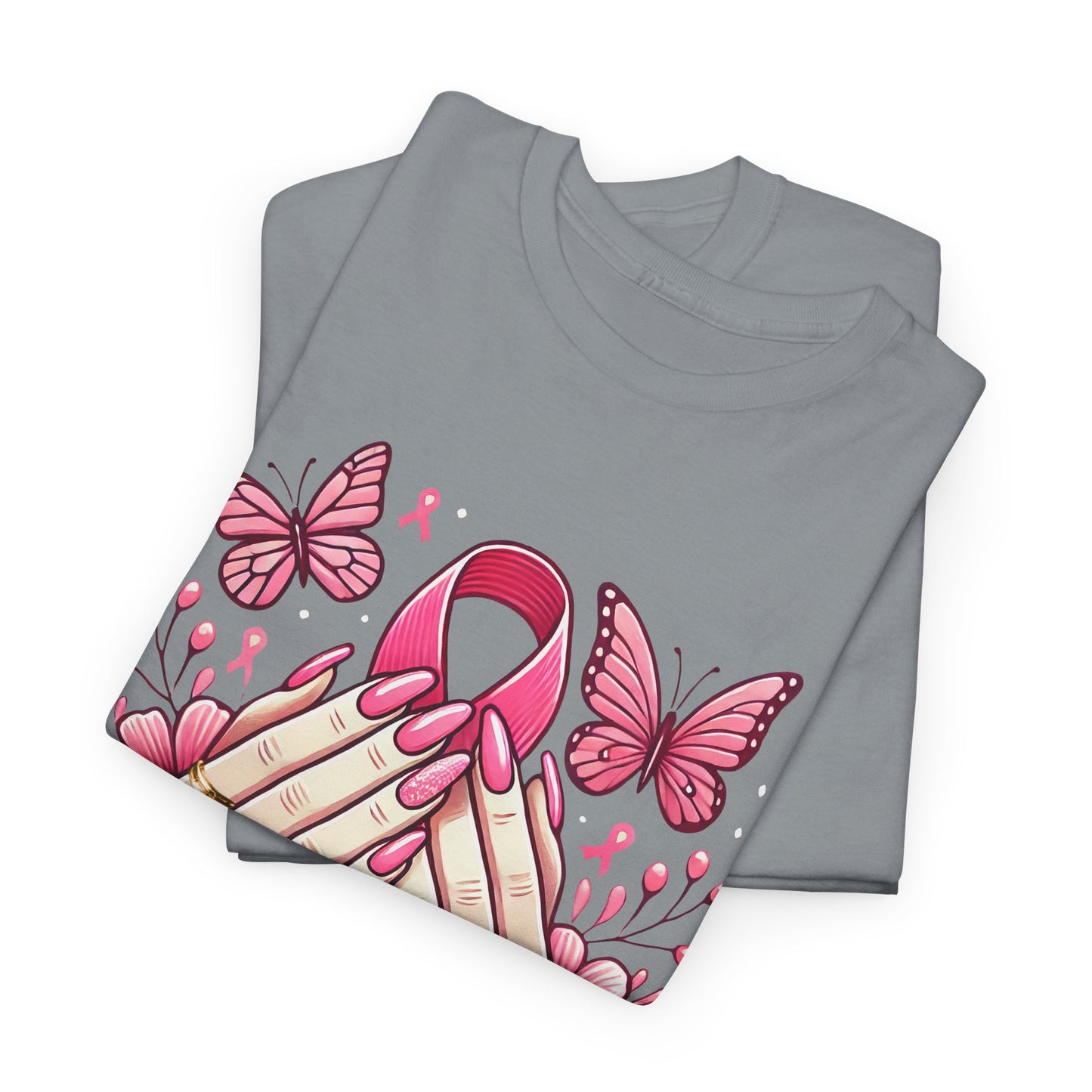 Hopeful Butterflies Unisex Heavy Cotton Tee