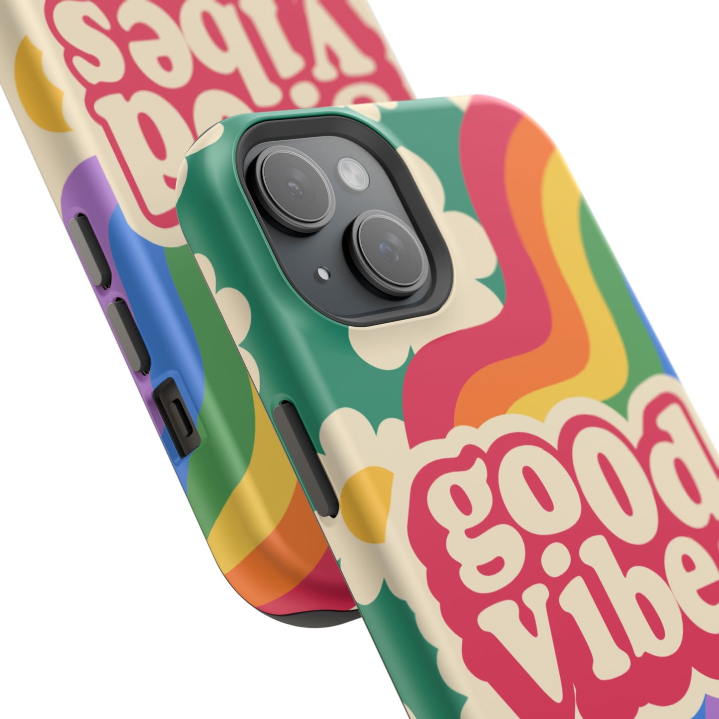 Good Vibes MAGNETIC Tough Phone Cases, Colorful, Cheerful Phone Protection, Gifts for Friends