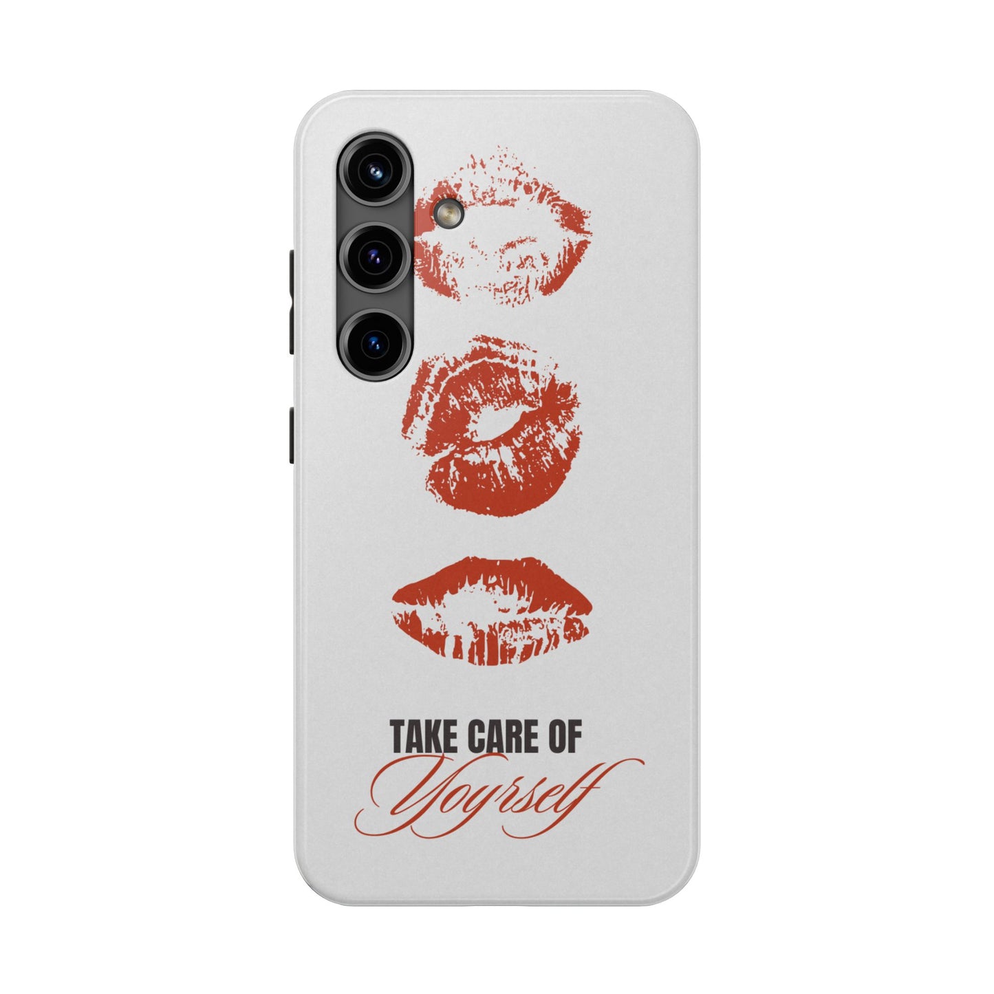 Kiss Print, Chic. Tough Phone Case
