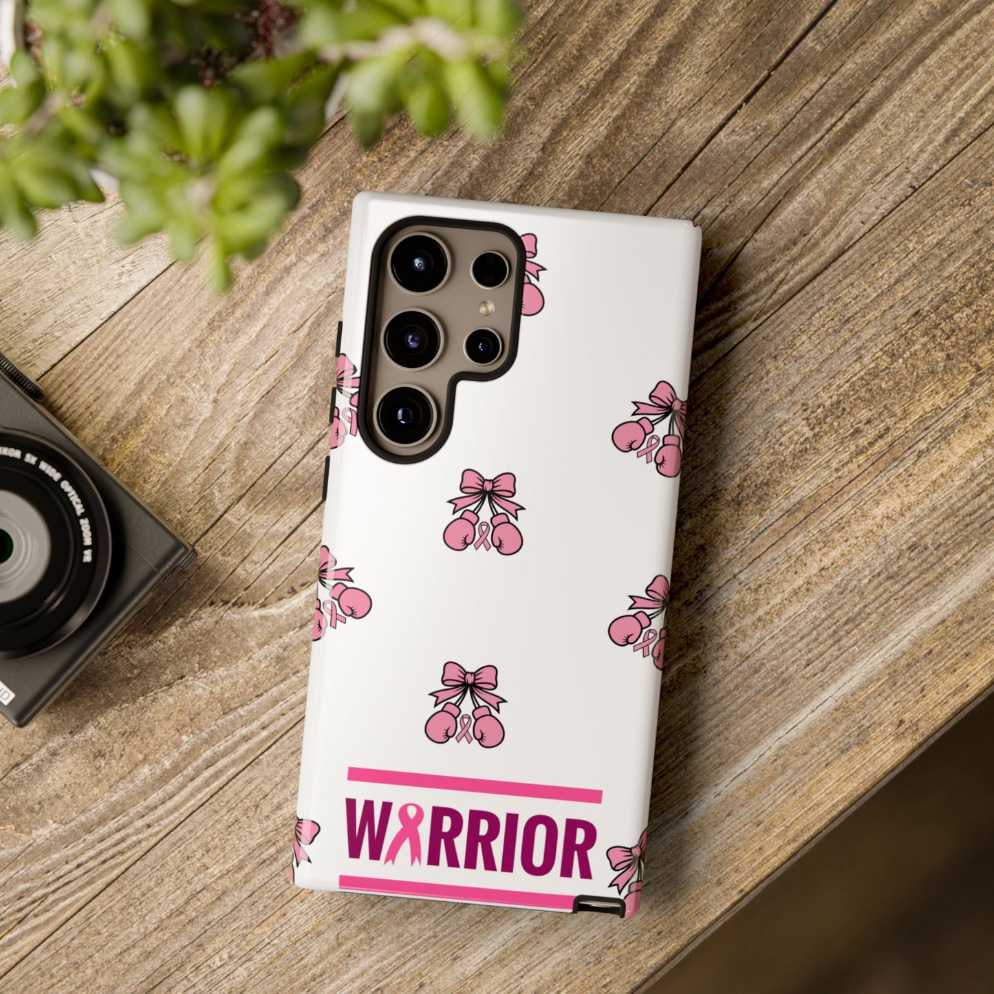 Phone Case - Pink Warrior Cancer Awareness Gift for Breast Cancer Survivor for Samsung