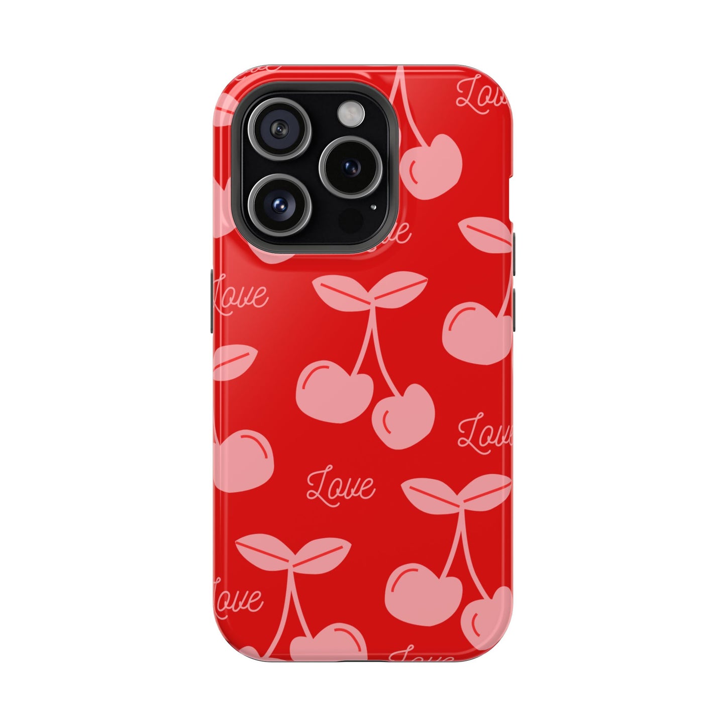 Cherry Love MAGNETIC Tough Cases, Cute Protection, Gift for Her, Valentine's Day