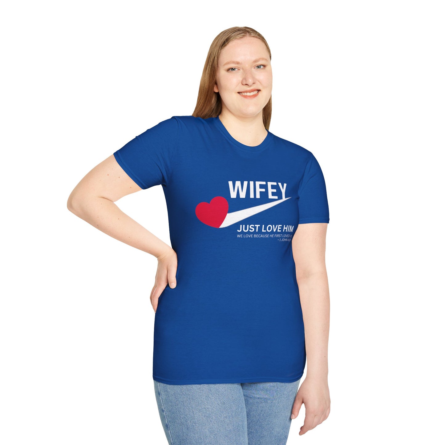 Wifey Just Love Him T-Shirt for Anniversaries & Valentine’s Day