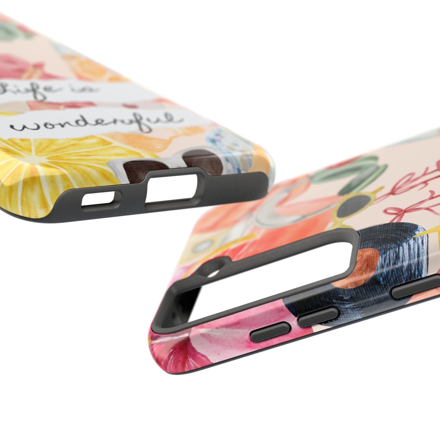 Life is Wonderful, Stylish Phone Cover, Cute Phone Accessory, Gift for Her, Summer Vibe Phone Case