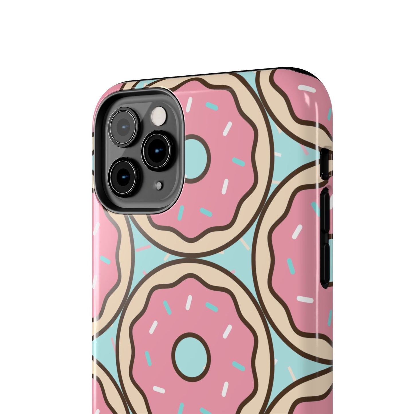 Cute Donut Pattern Tough Phone Case