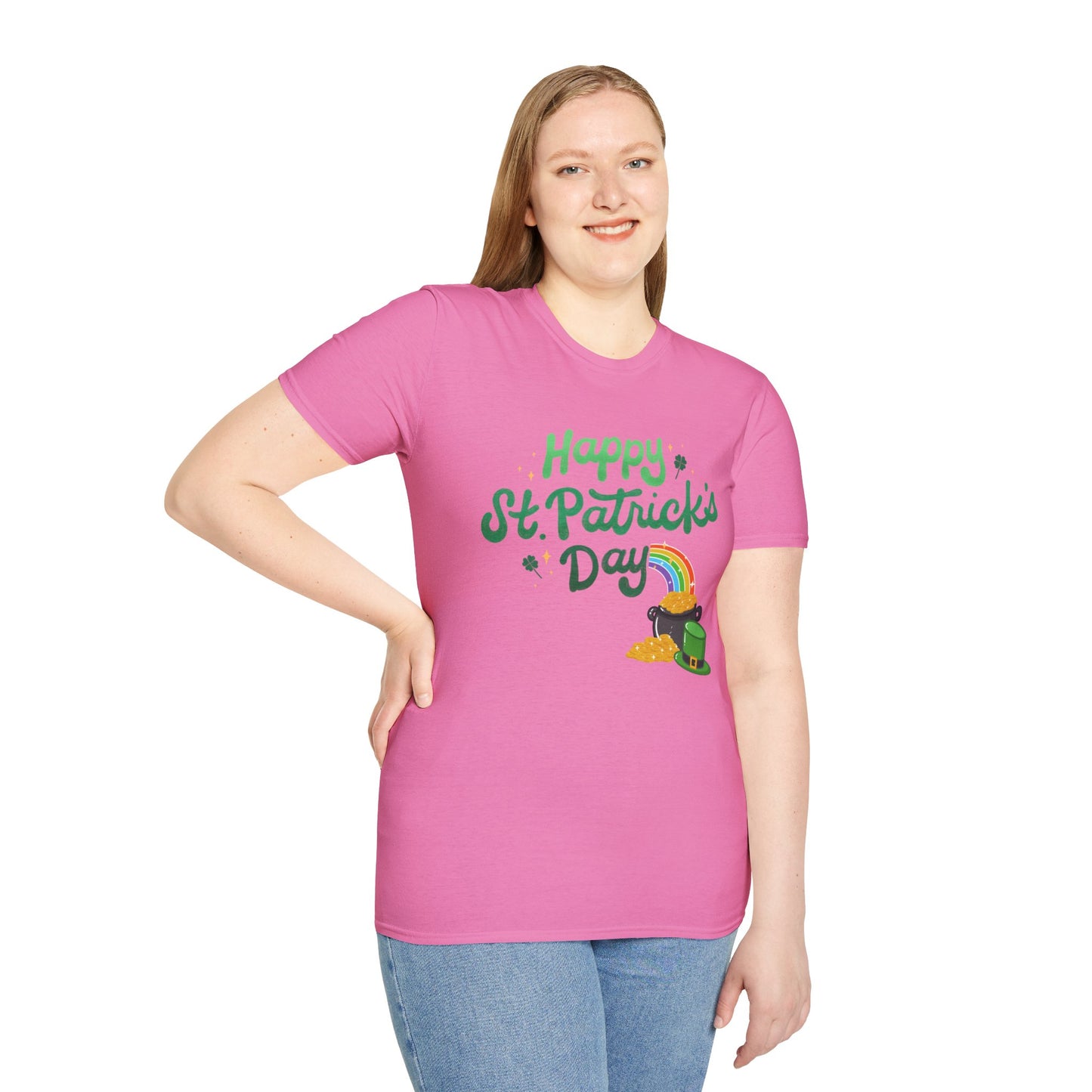 Happy St. Patrick's Day Unisex Softstyle T-Shirt