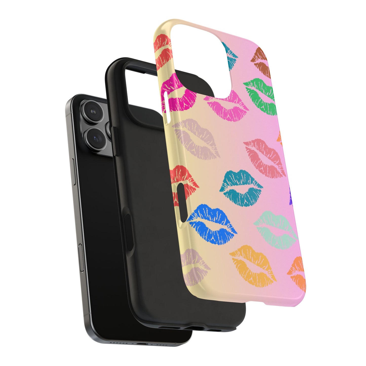 Kiss Print Tough Phone Cases Cute, Durable for Iphone