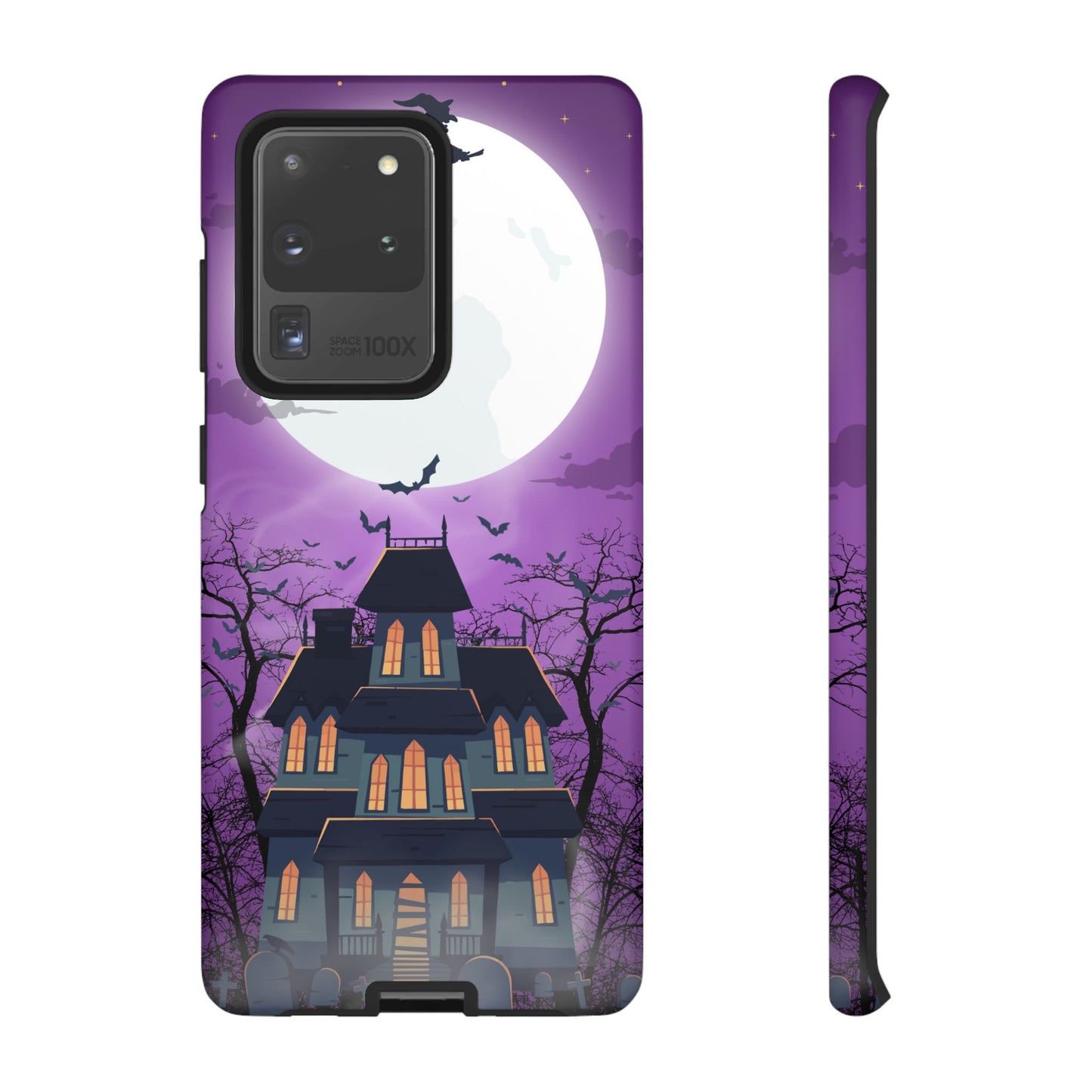 Halloween Haunted, Spooky House, Witchy Vibe Phone Case for Samsung