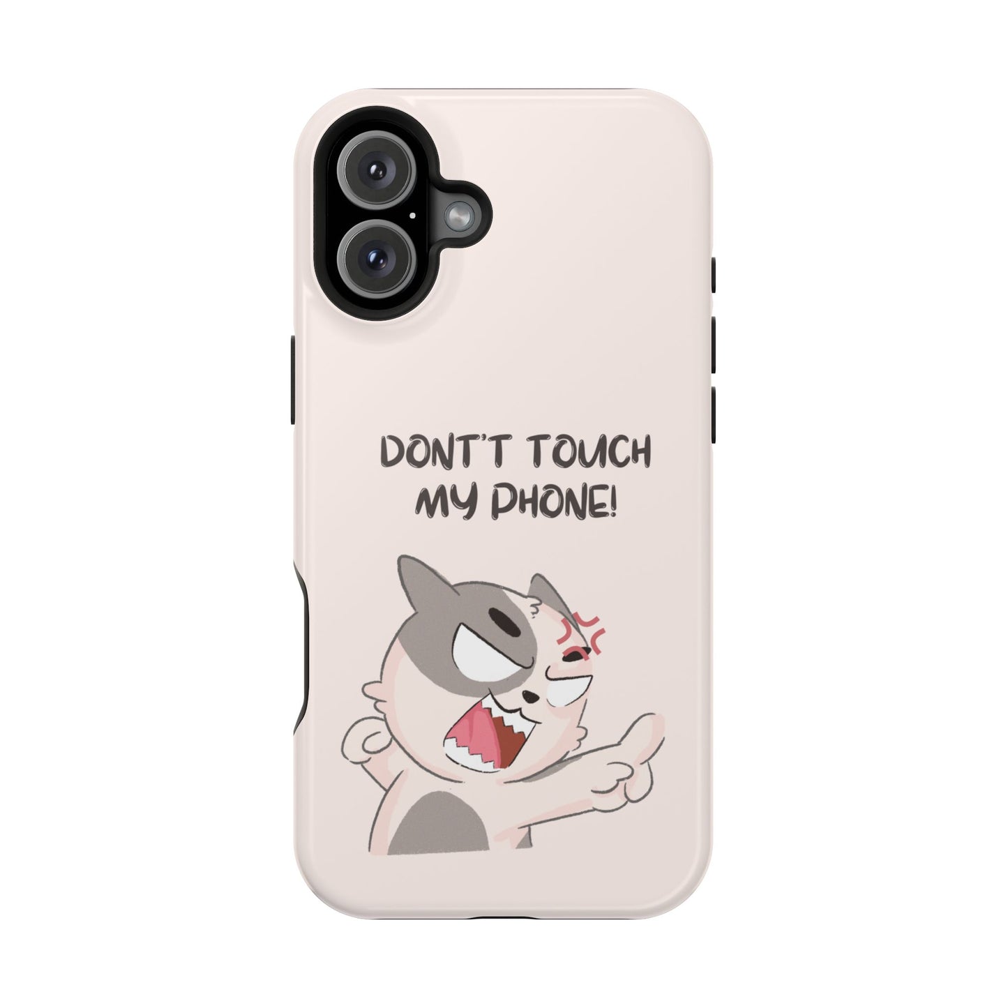 Funny Cat - Don't Touch My Phone! Tough MAGNETIC Phone Case