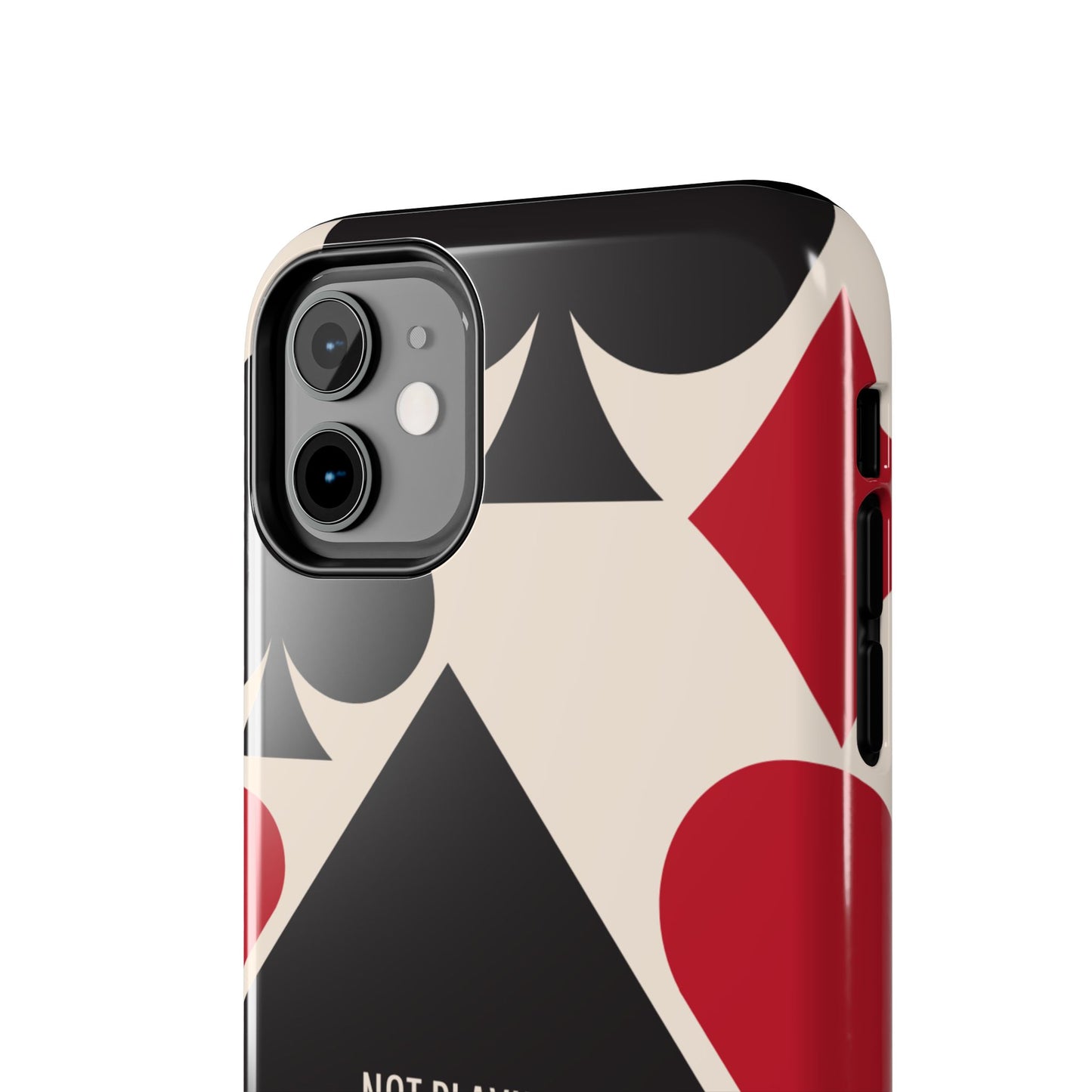Bold Playing Card Tough Phone Case - Not Playing by the Rules