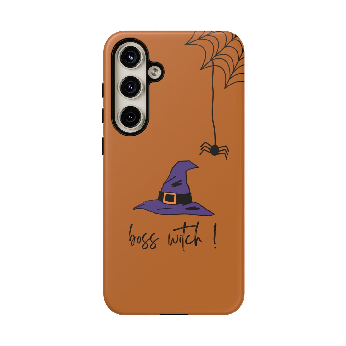 Halloween Phone Case, Boss Witch Phone Cover, Spooky Witch Design, Phone Accessory, Gift for Her, Autumn Decor, Witchy Aesthetic