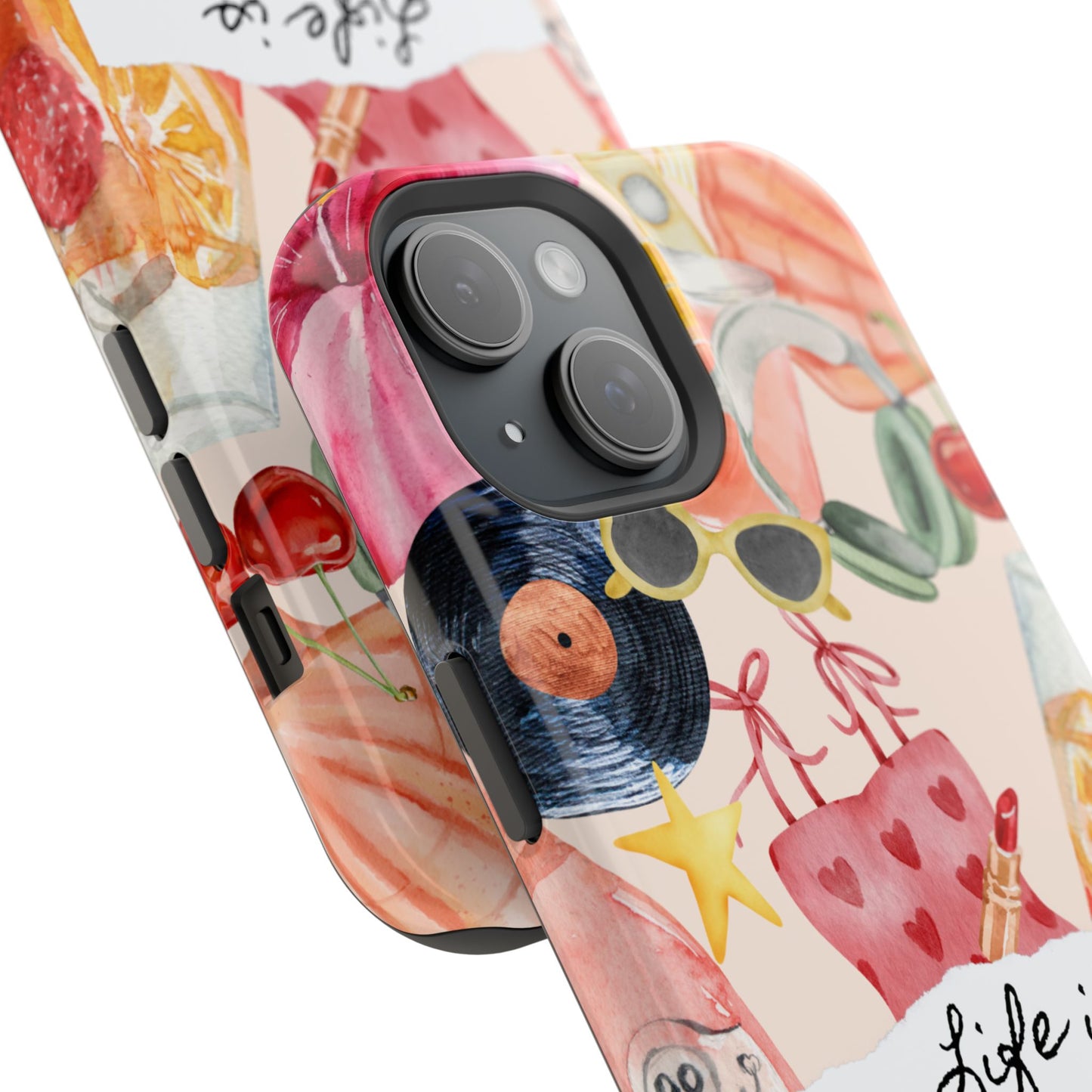 Life is Wonderful, Stylish Phone Cover, Cute Phone Accessory, Gift for Her, Summer Vibe Phone Case