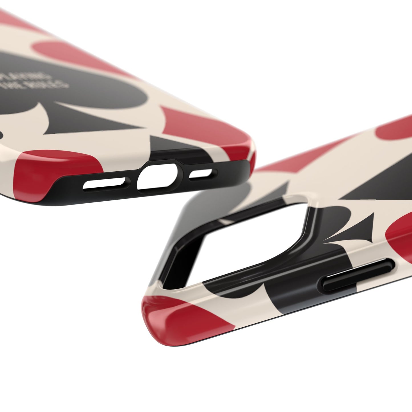 Bold Playing Card Tough Phone Case - Not Playing by the Rules