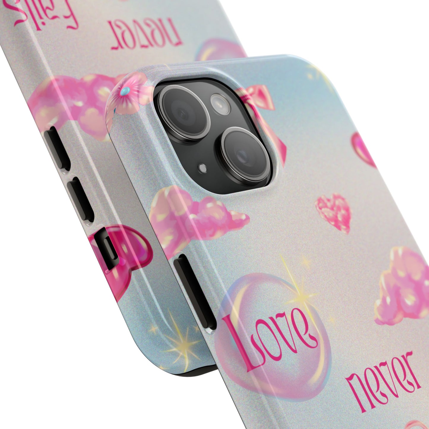 Love Never Fails Bible Verse Tough Phone Case