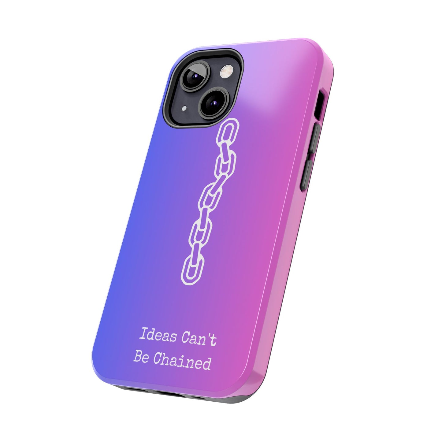 Inspirational, Motivational - Ideas Can't Be Chained Phone Cases