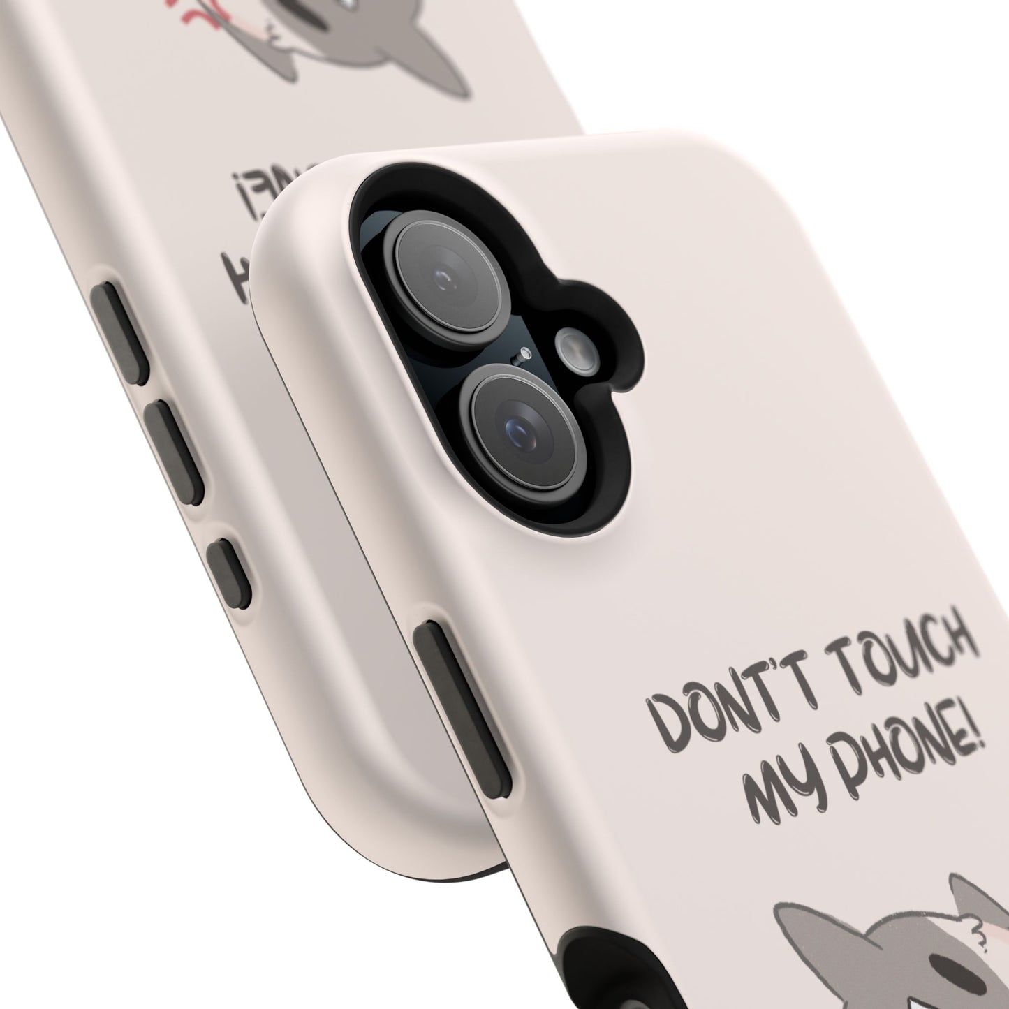 Funny Cat - Don't Touch My Phone! Tough MAGNETIC Phone Case