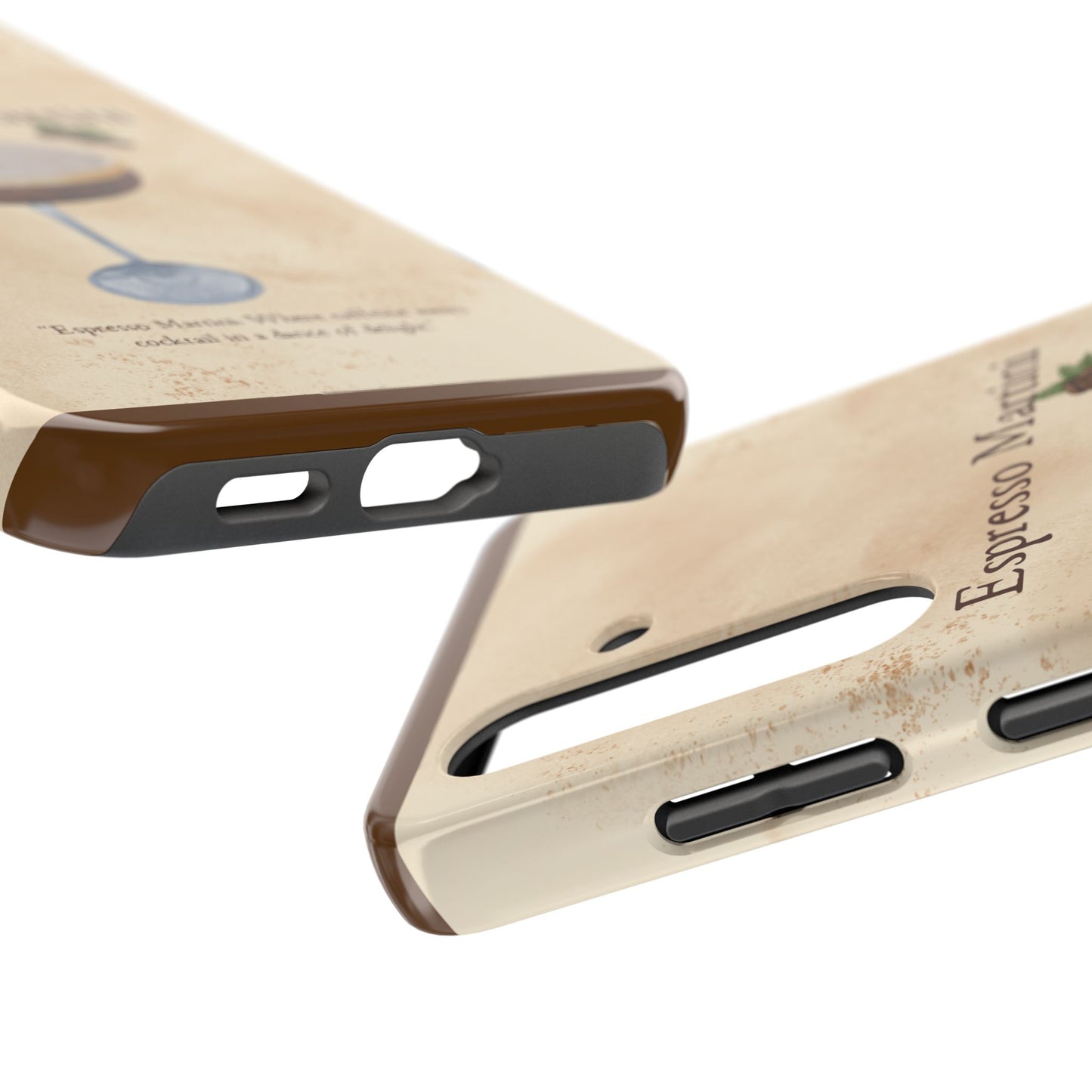 Espresso Martini Tough Phone Cases | Stylish Drink Design | Unique Gift for Cocktail Lovers | Perfect for Any Occasion