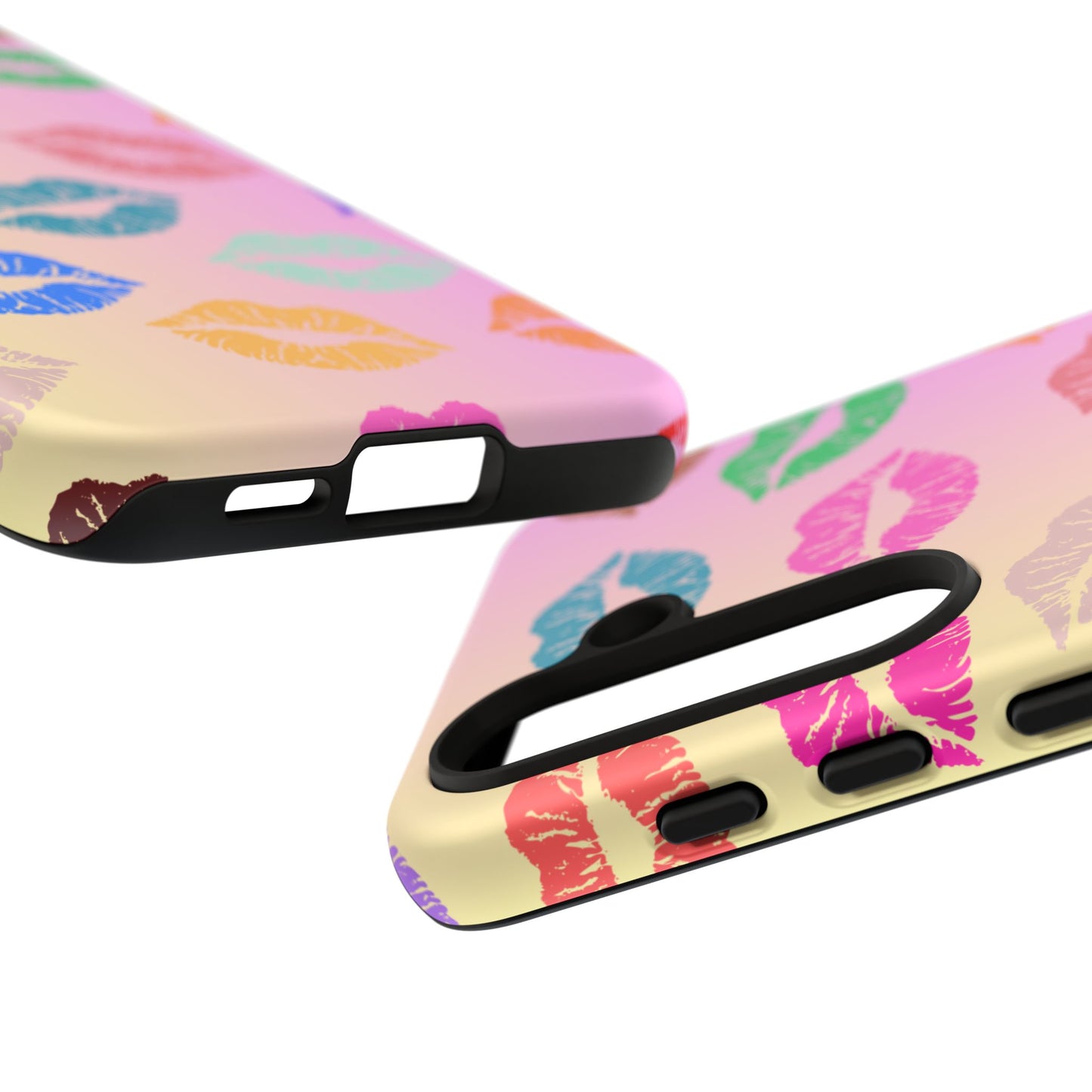 Kiss Print Tough Phone Cases Cute, Durable for Samsung