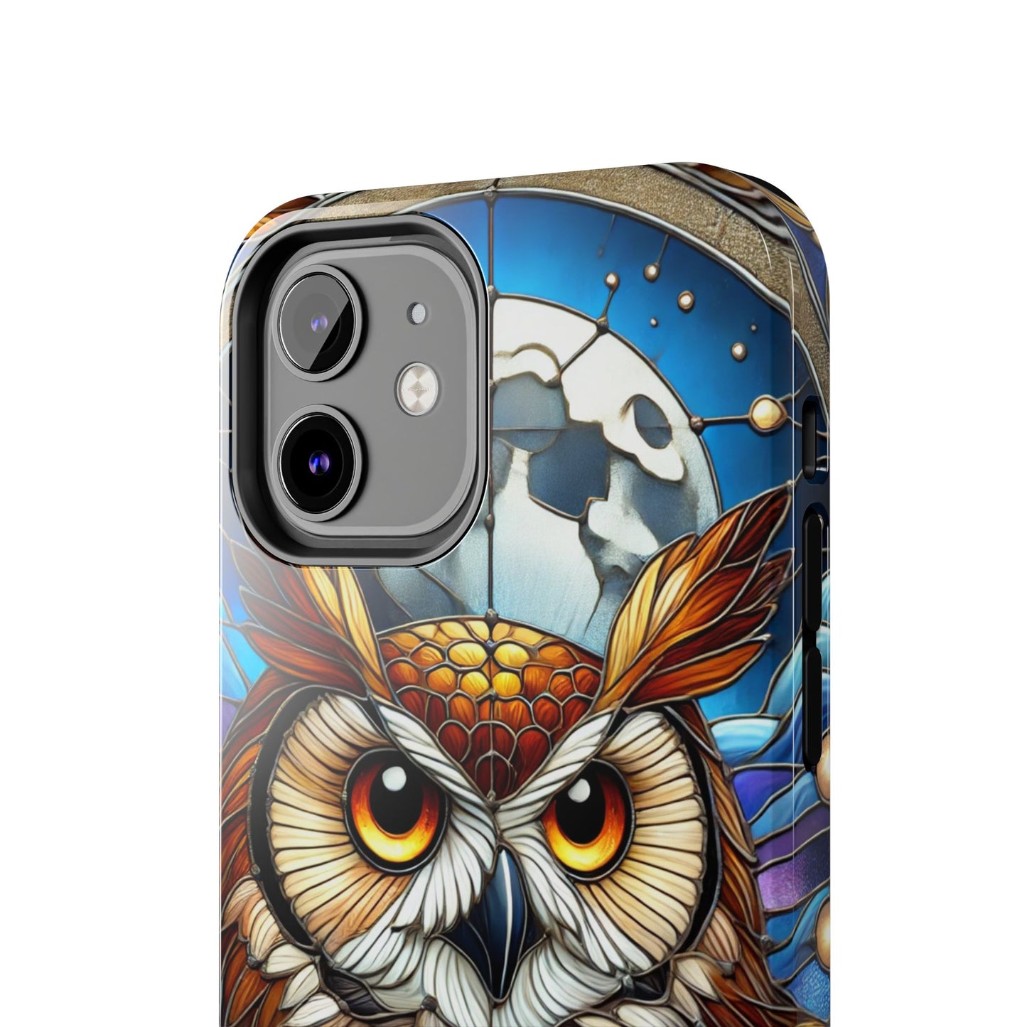 IPhone Case - Owl Stained Glass Design - Durable Protection