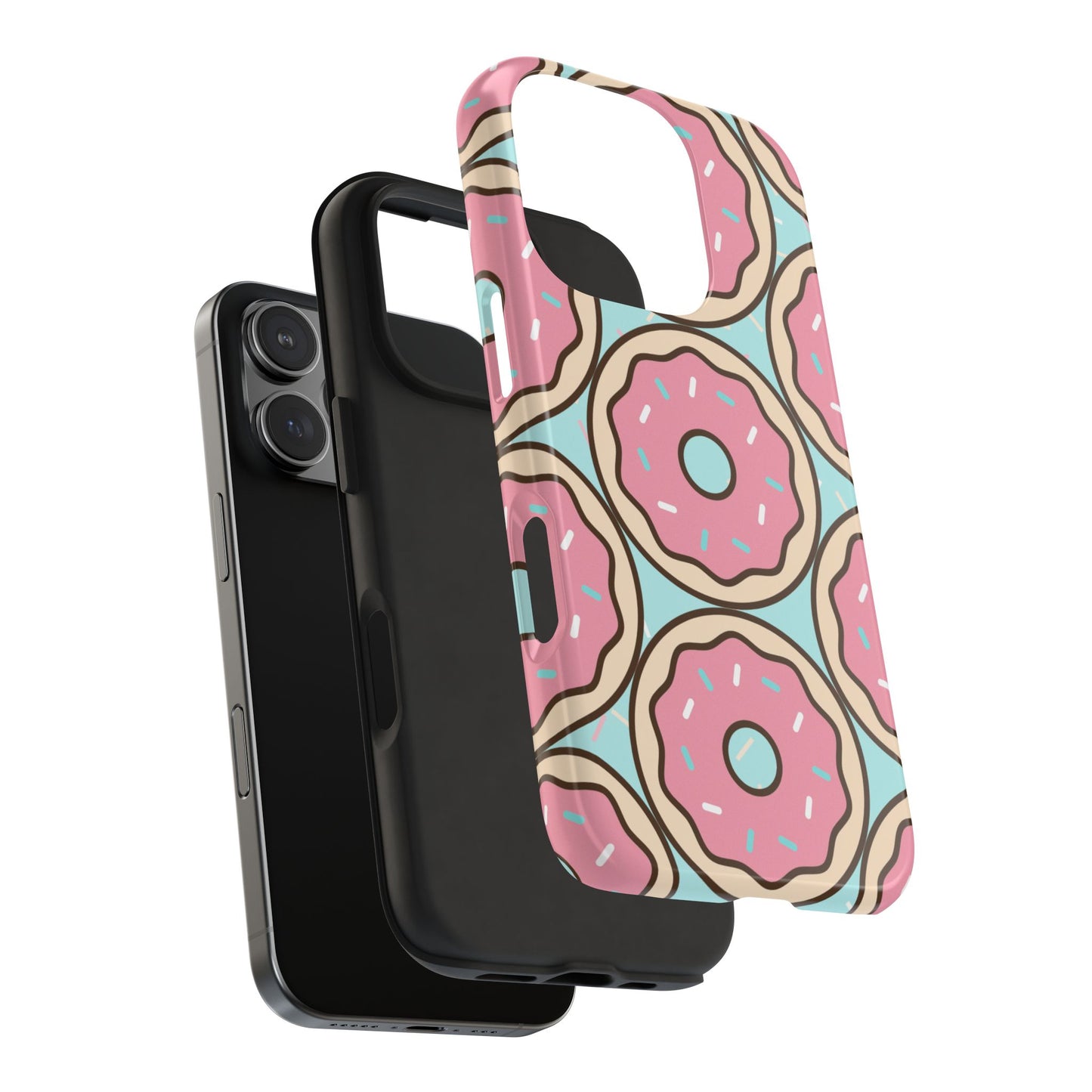 Cute Donut Pattern Tough Phone Case