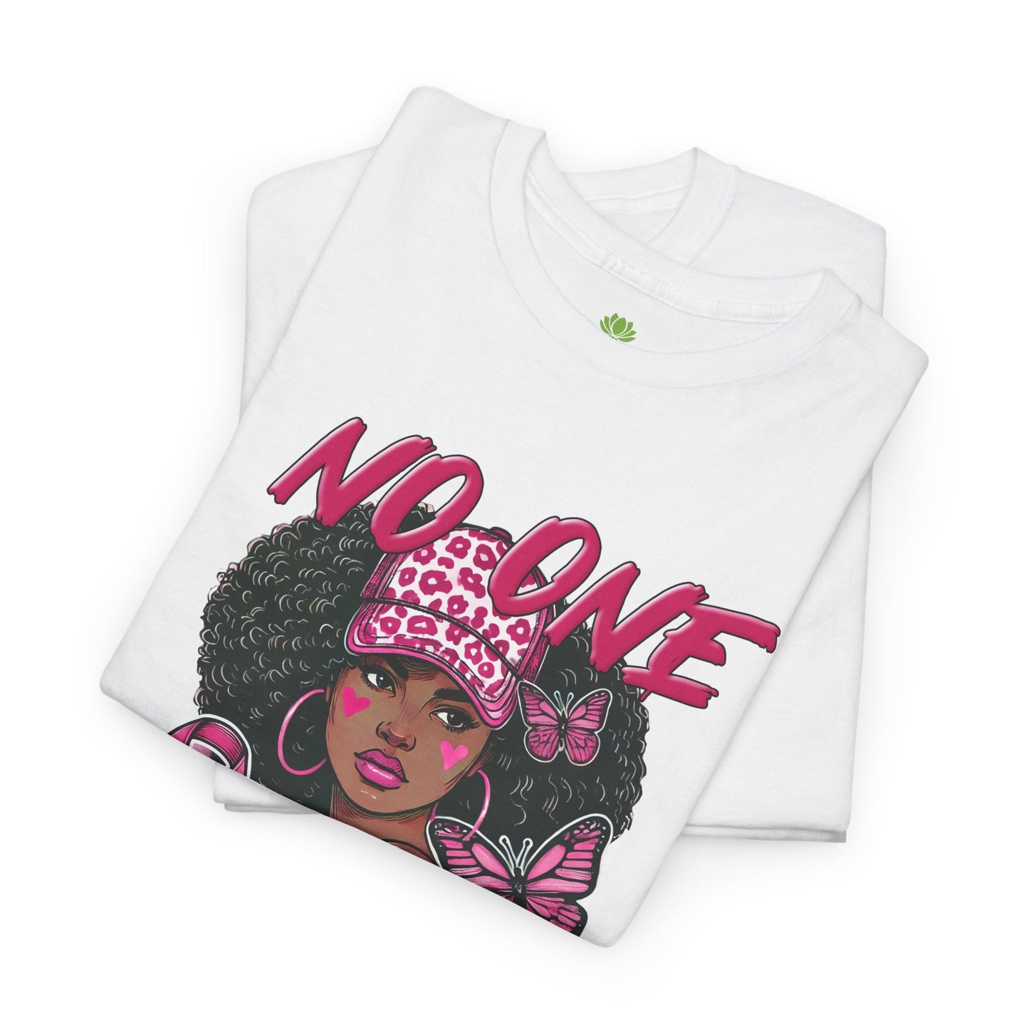 Empowerment Unisex Heavy Cotton Tee - "No One Fights Alone"