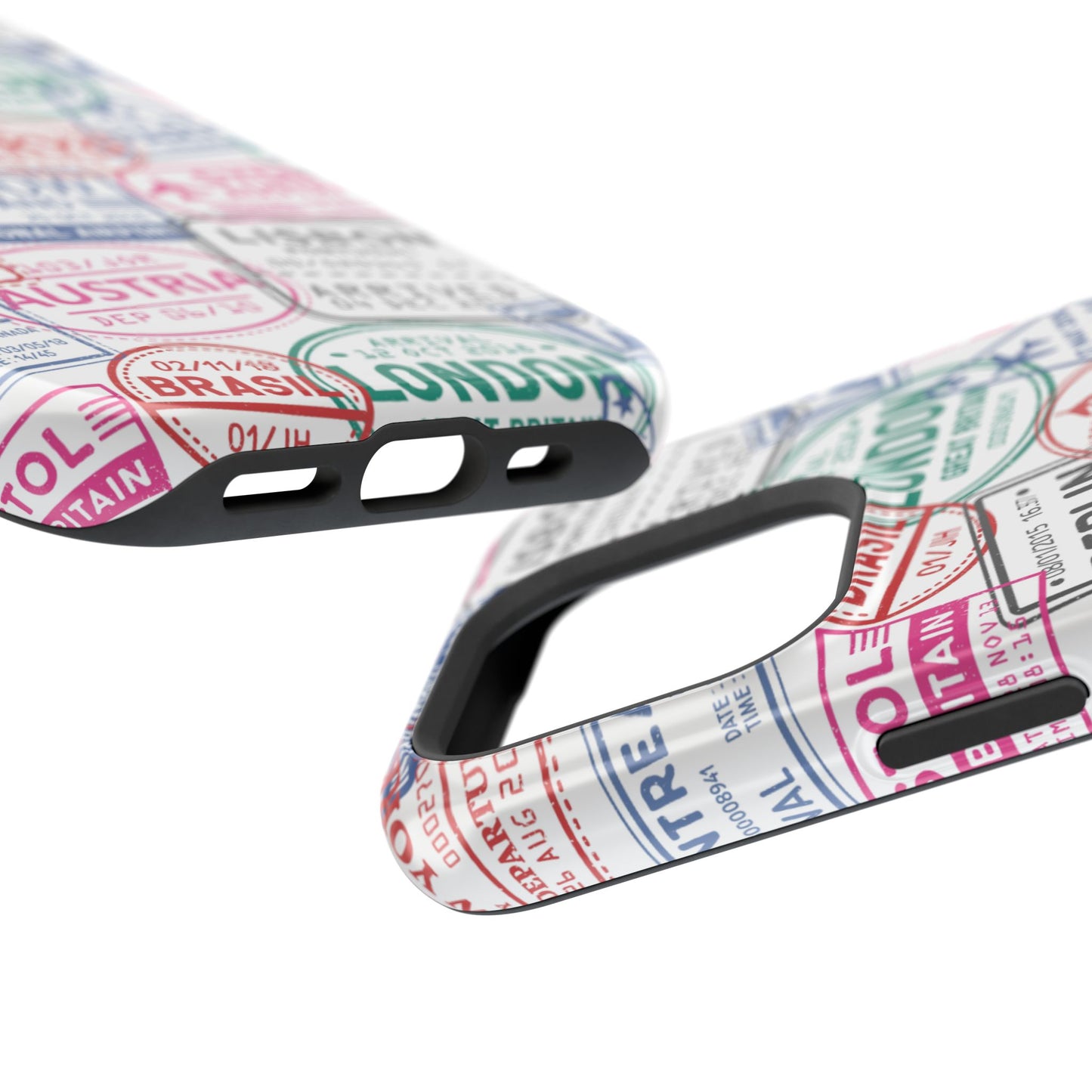 Travel-Inspired, Passport, Travelers, Adventure Stamp, Unique MAGNETIC Phone Case