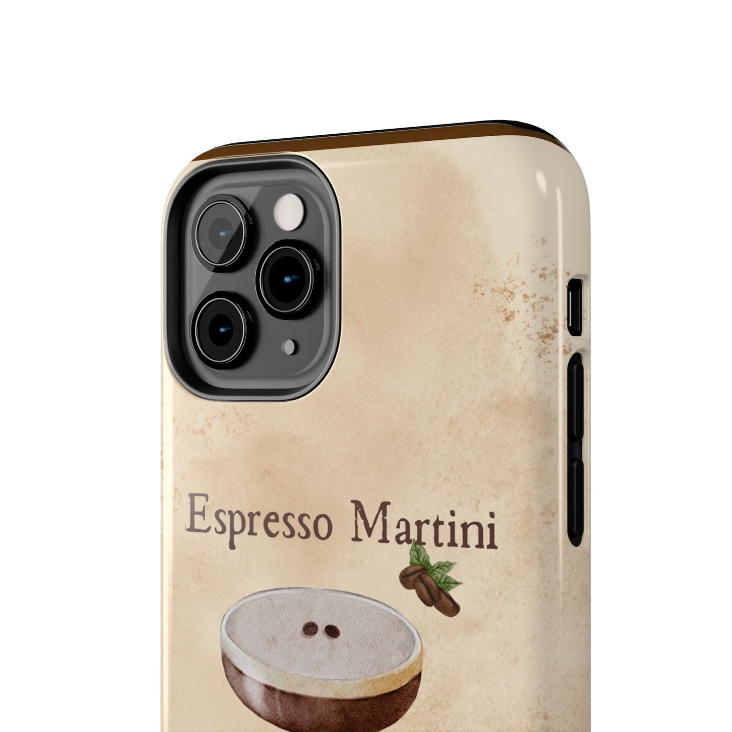 Espresso Martini Tough Phone Cases | Stylish Drink Design | Unique Gift for Cocktail Lovers | Perfect for Any Occasion
