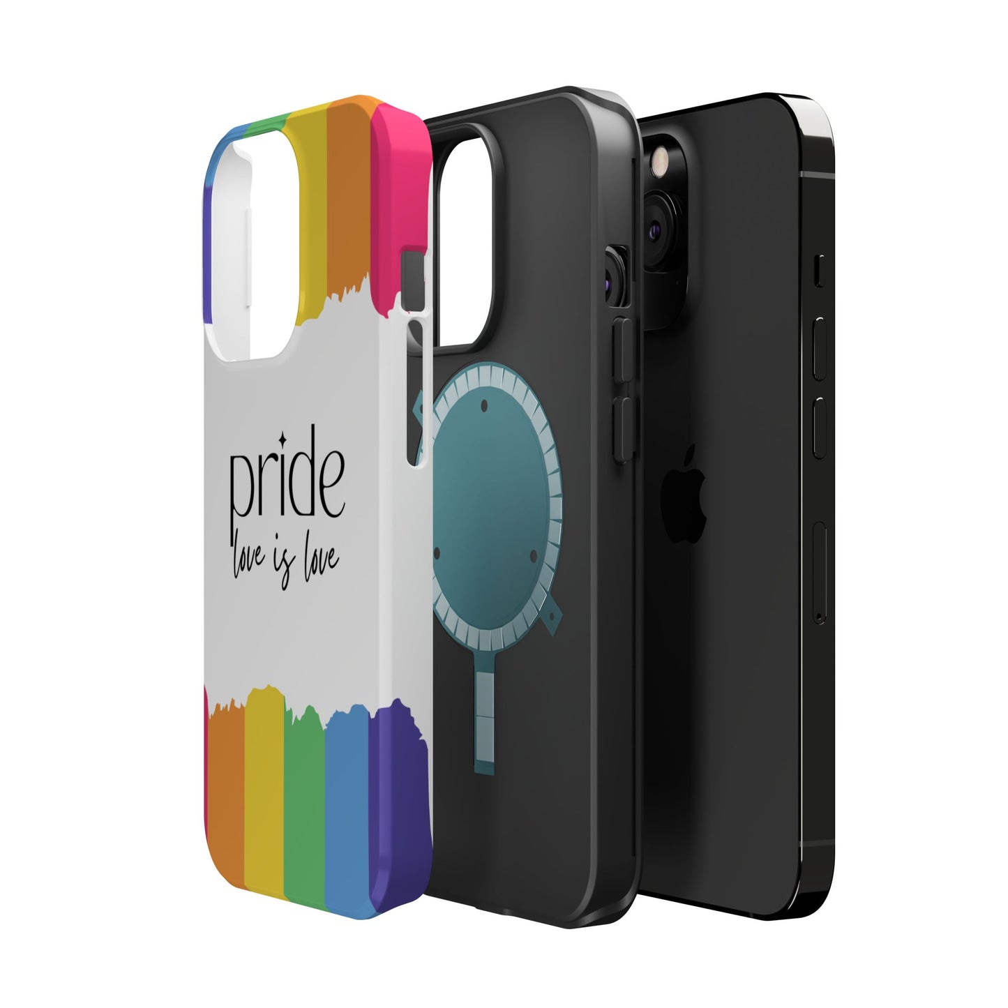Pride - Love is Love, LGBTQ+, Rainbow Tough Phone Case