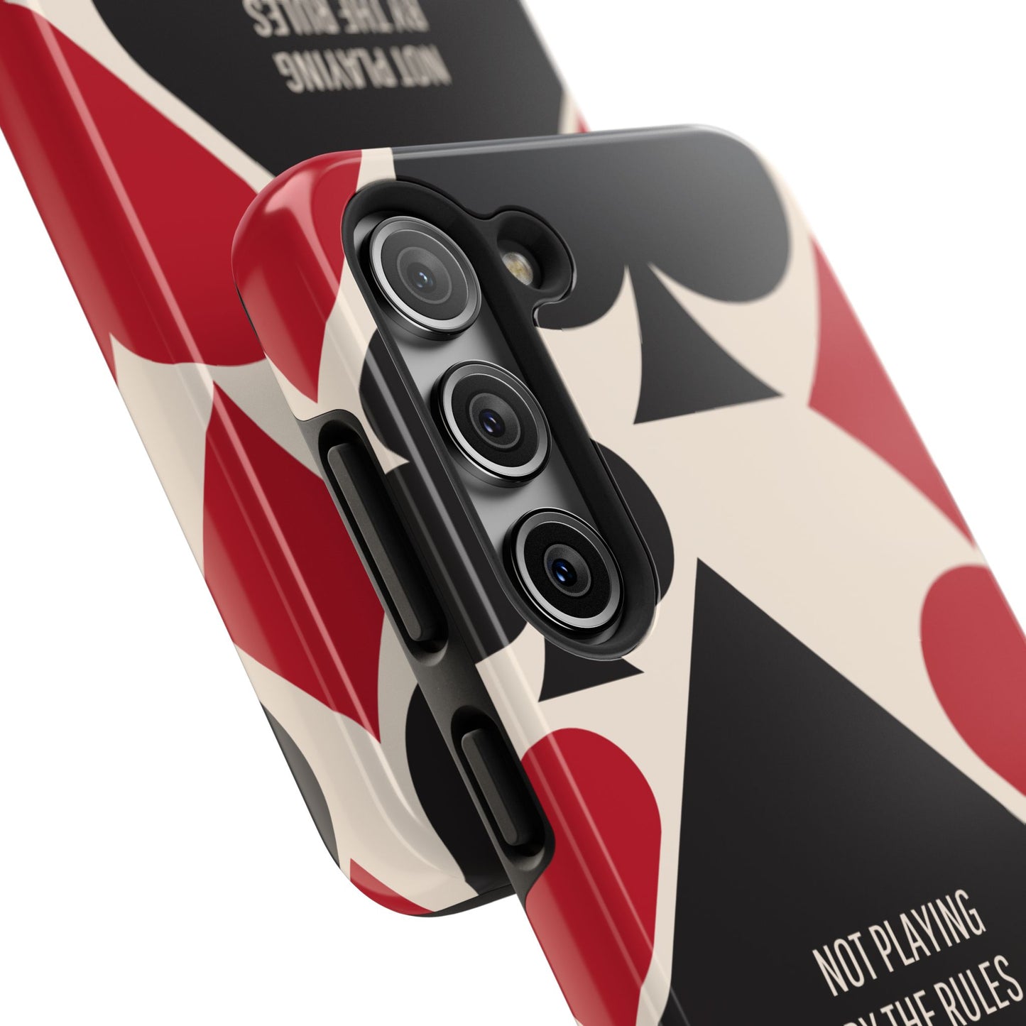 Bold Playing Card Tough Phone Case - Not Playing by the Rules