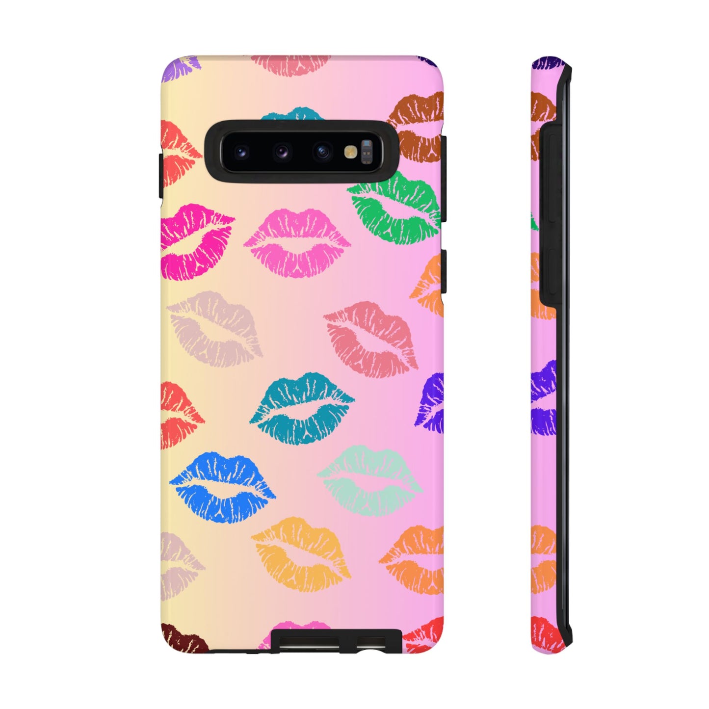 Kiss Print Tough Phone Cases Cute, Durable for Samsung