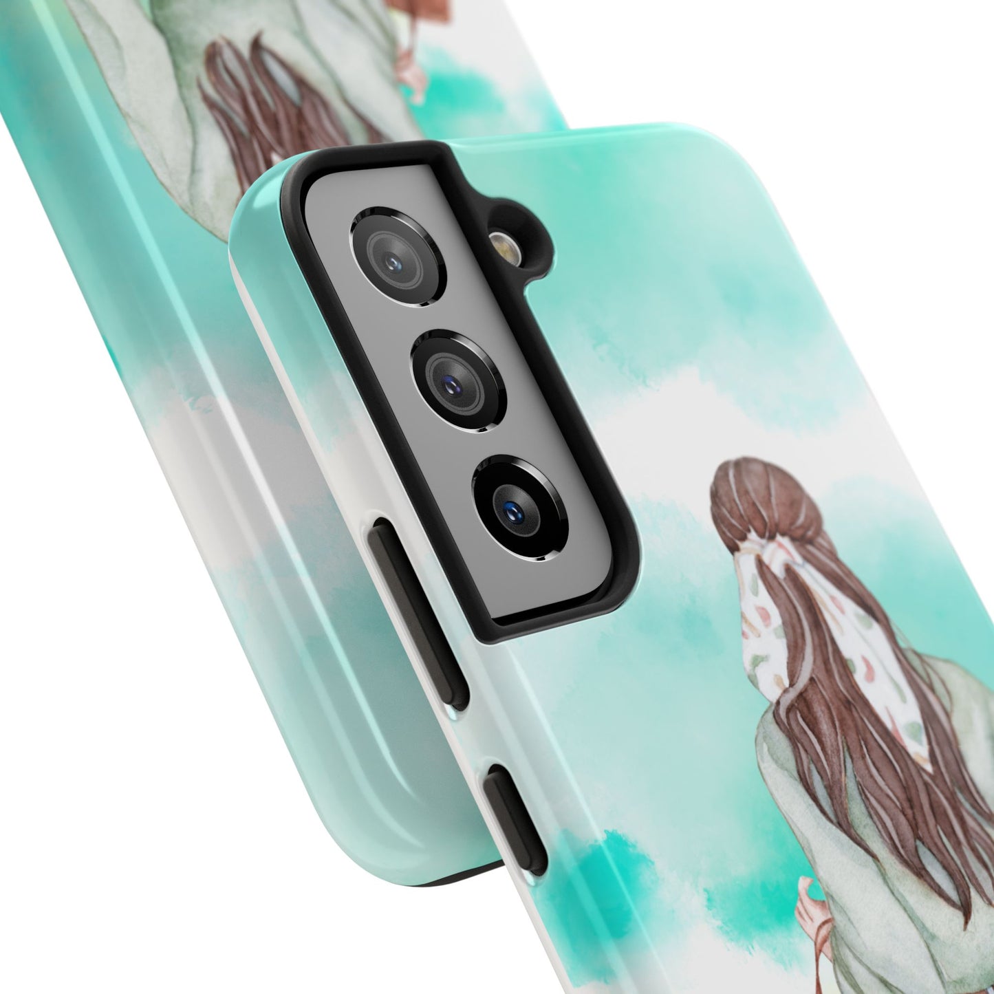 Whimsical Woman Tough Phone Case